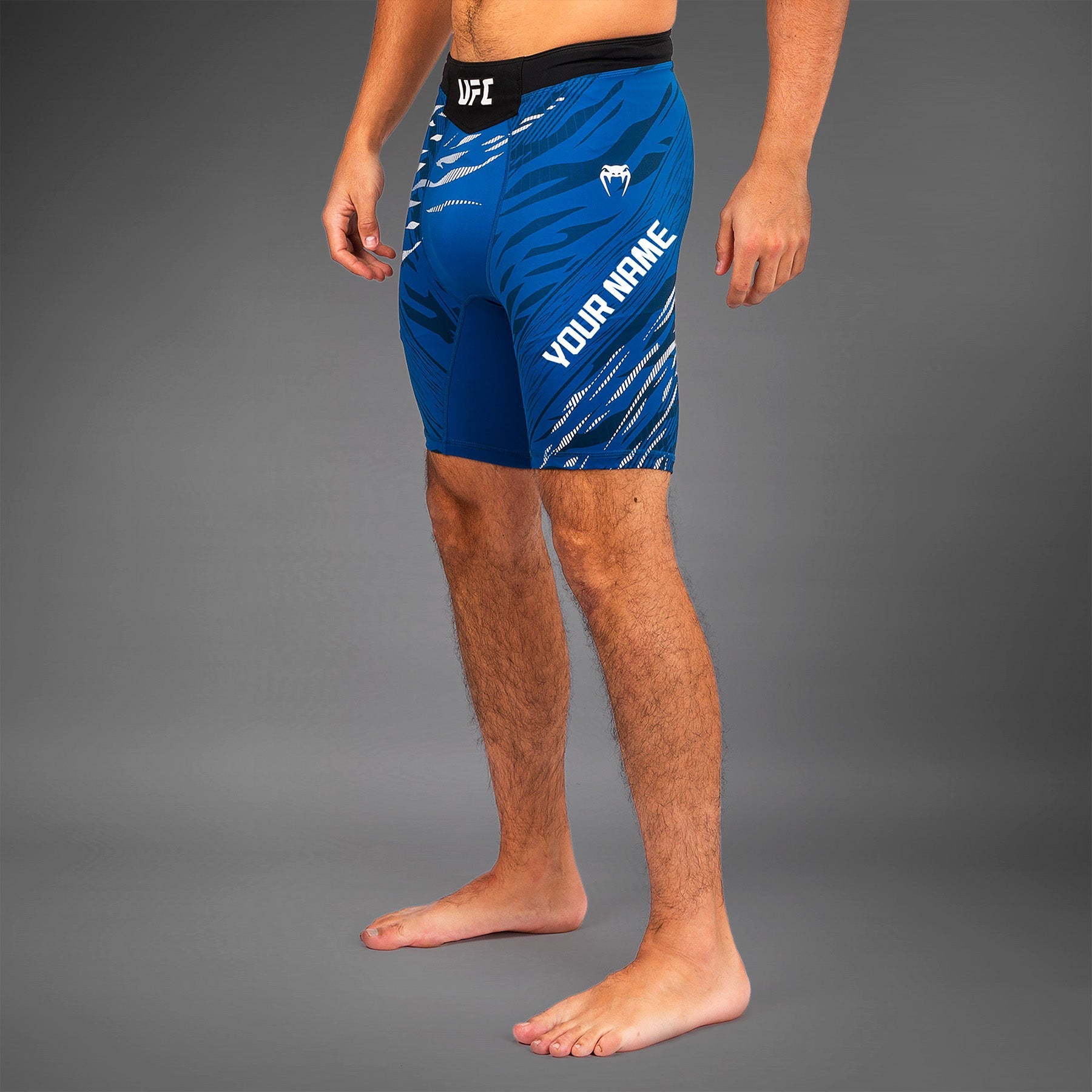 Shorts Vale Tudo pour Hommes UFC Fusion by Venum Personnalisé Authentic Fight Night - Bleu