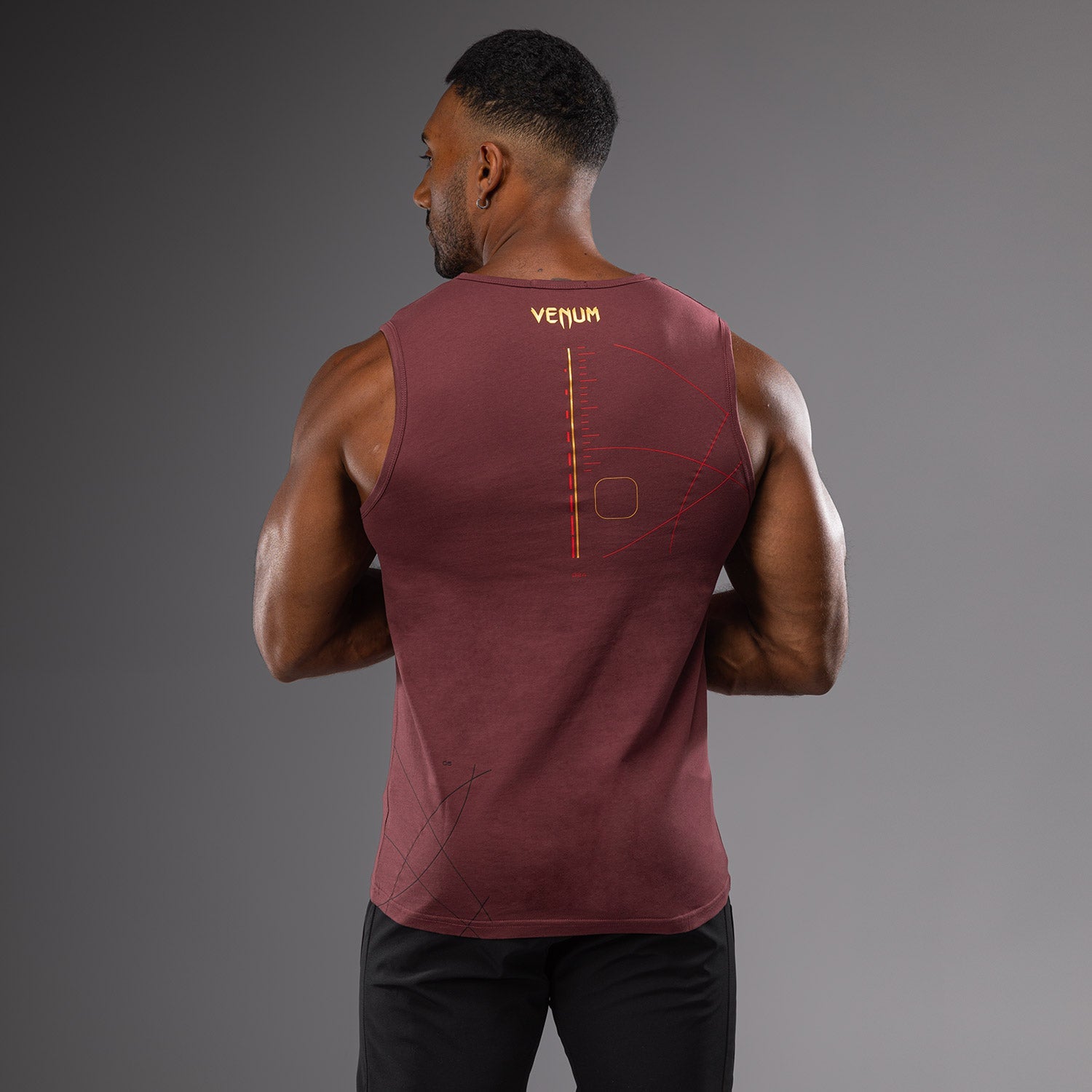 Débardeur Venum Tactical XT- Noir/Bordeaux/Or