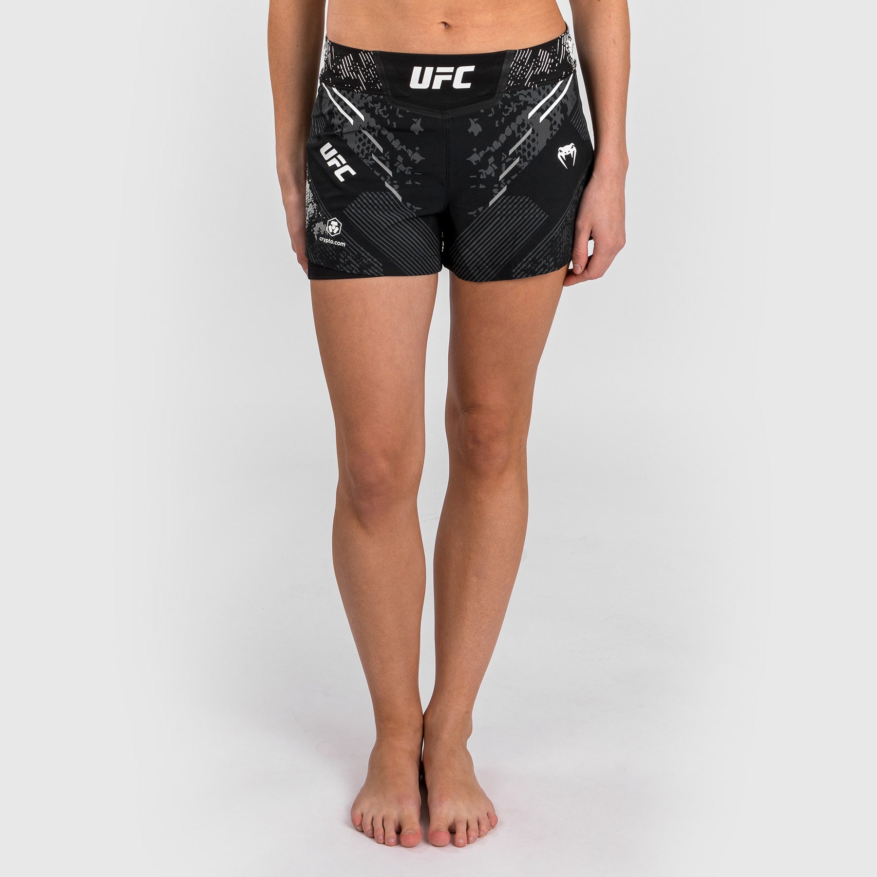 Short de Combat pour Femmes UFC Adrenaline by Venum Authentic Fight Night - Blanc