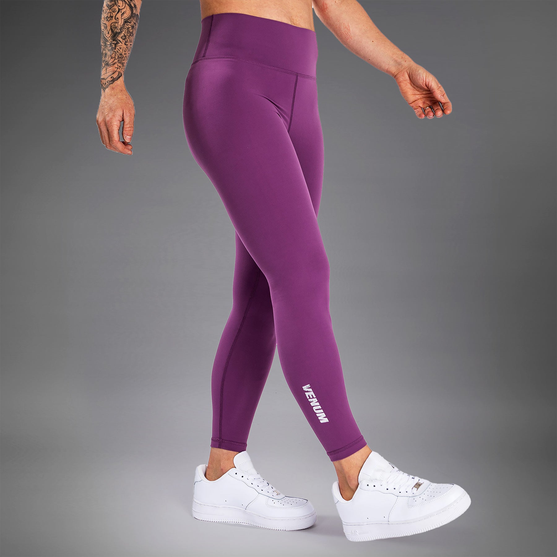 Leggings Venum Essential Lifestyle - Orchidée Sombre/Argent Brossé