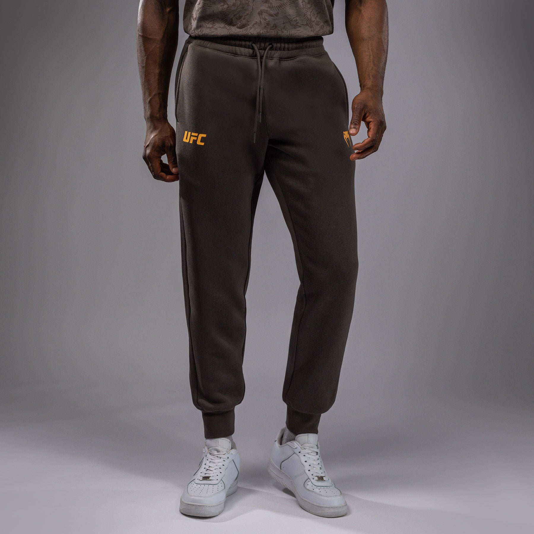 Pantalon en Coton pour Hommes UFC Fusion by Venum Fight Week - Marron Terrestre