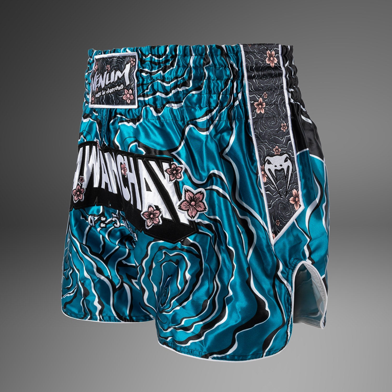 Short de Muay Thaï Venum x Tawanchay – Bleu/Blanc