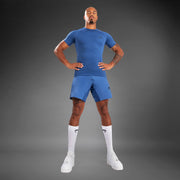 Rashguard à manches courtes pour hommes Venum Contender - Bleu