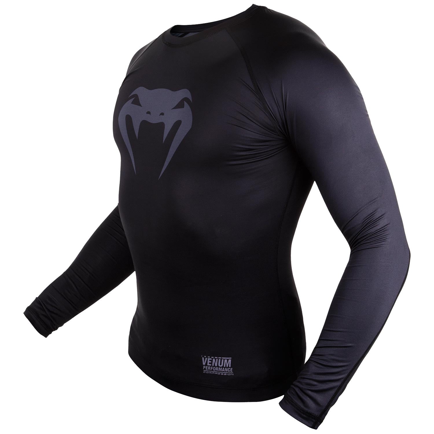 T-shirt de compression Venum Contender 3.0 - Manches longues - Noir/Gris