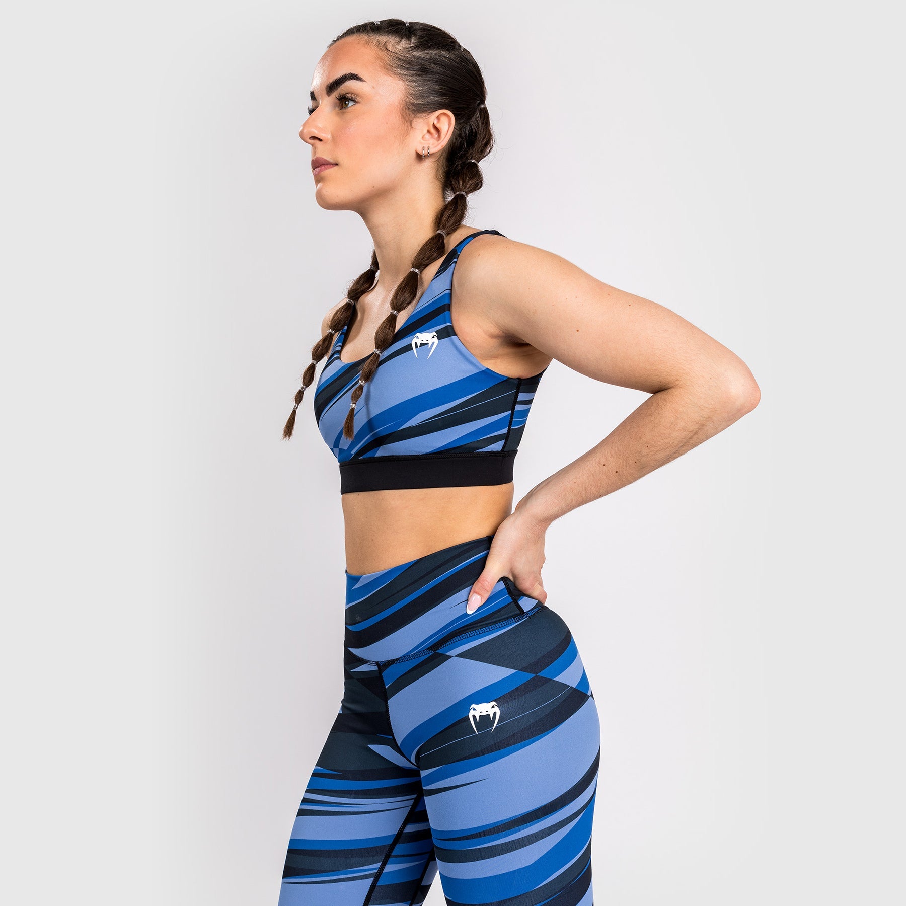 Brassière de Sport pour Femmes Venum Abyss - Bleu Foncé