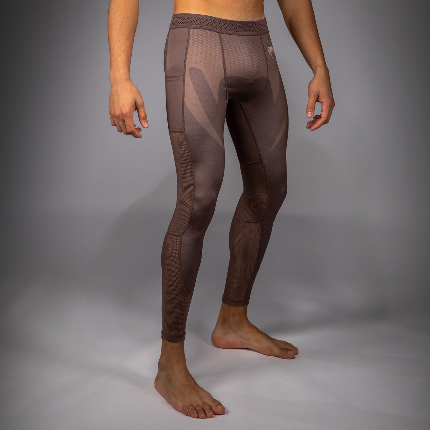 Pantalon de Compression Venum No Gi - Marron Chocolat
