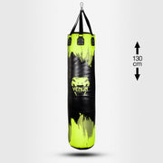 Sac de frappe Venum Hurricane 2.0 - Plein - 130 cm - Jaune fluo/Noir
