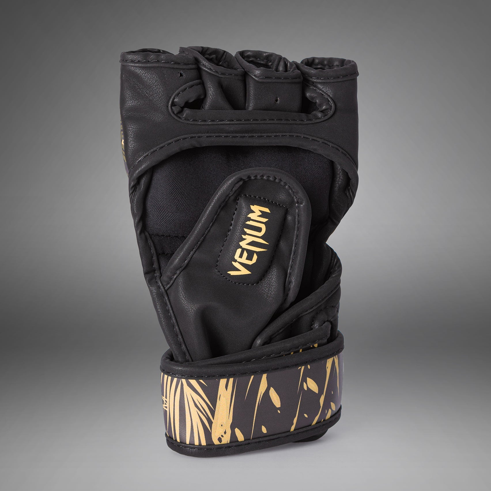 Gants MMA Venum Tiger pour Hommes - Noir/Orange Néon