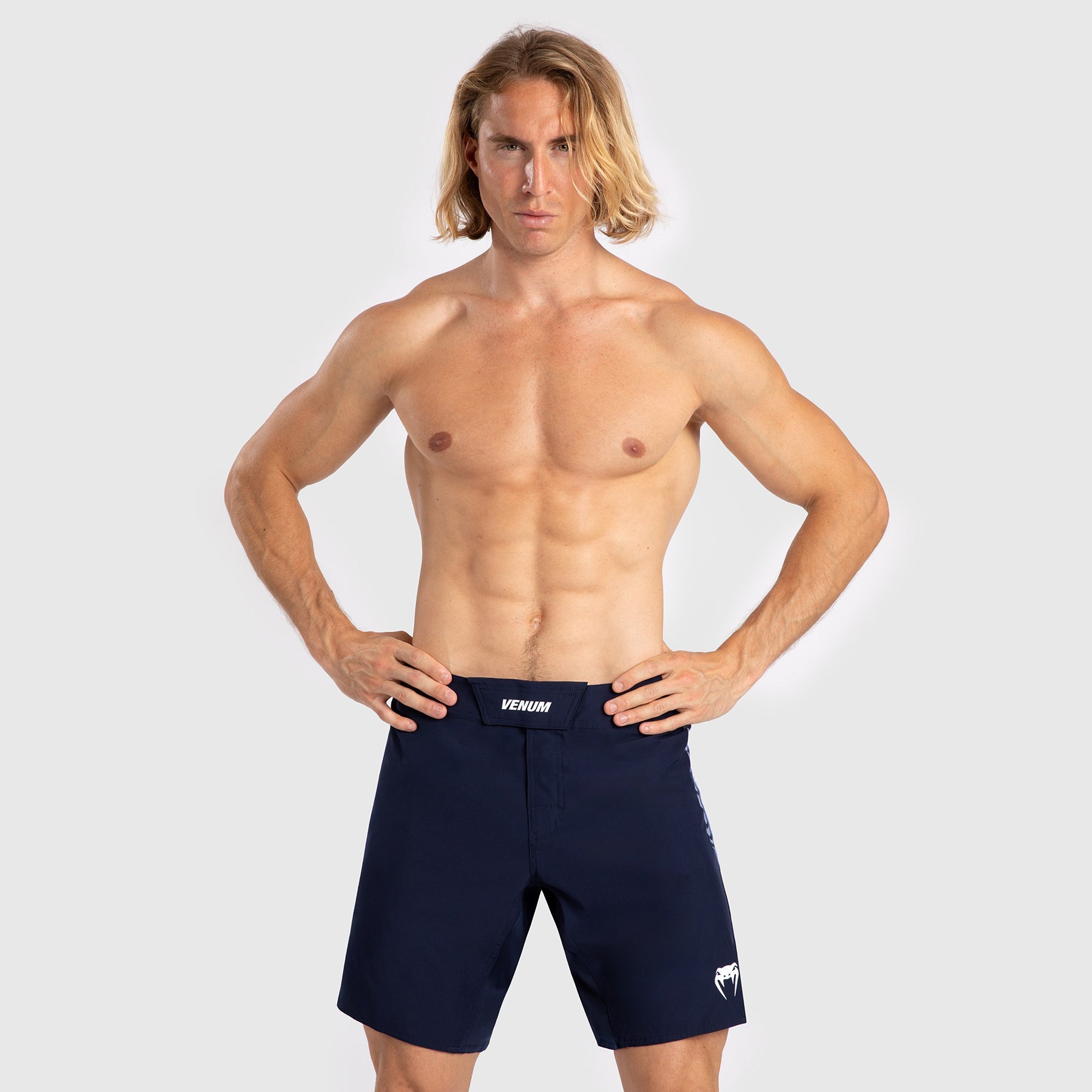 Short de Combat pour Hommes Venum Tempest - Bleu Marine/Bleu