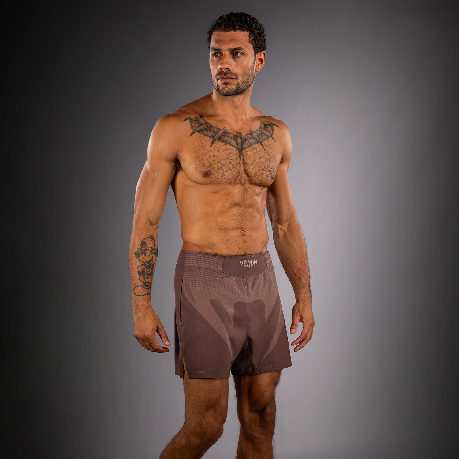 Short de Combat Venum No Gi - Marron Chocolat