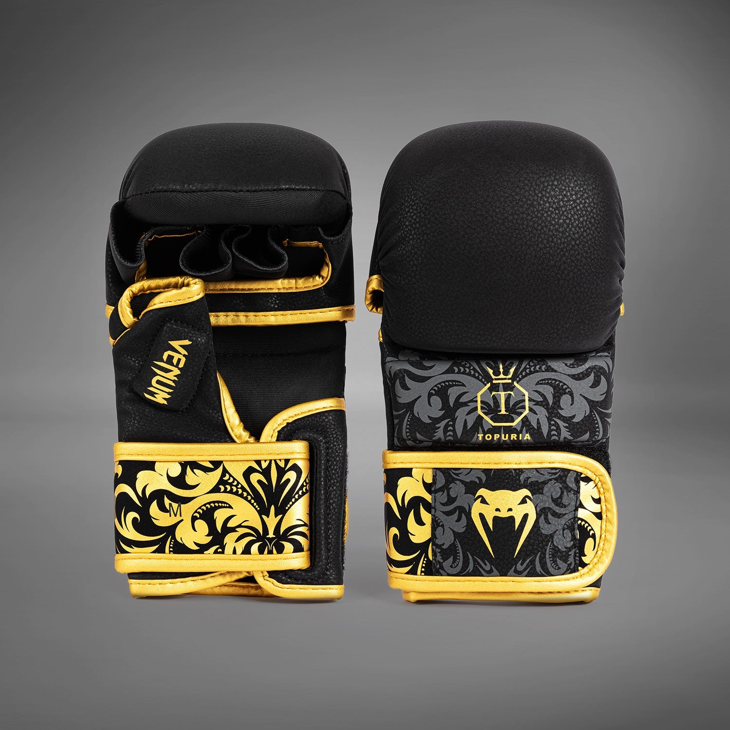 Gants de Sparring MMA Venum x Topuria Unmatched Edition - Noir/Doré