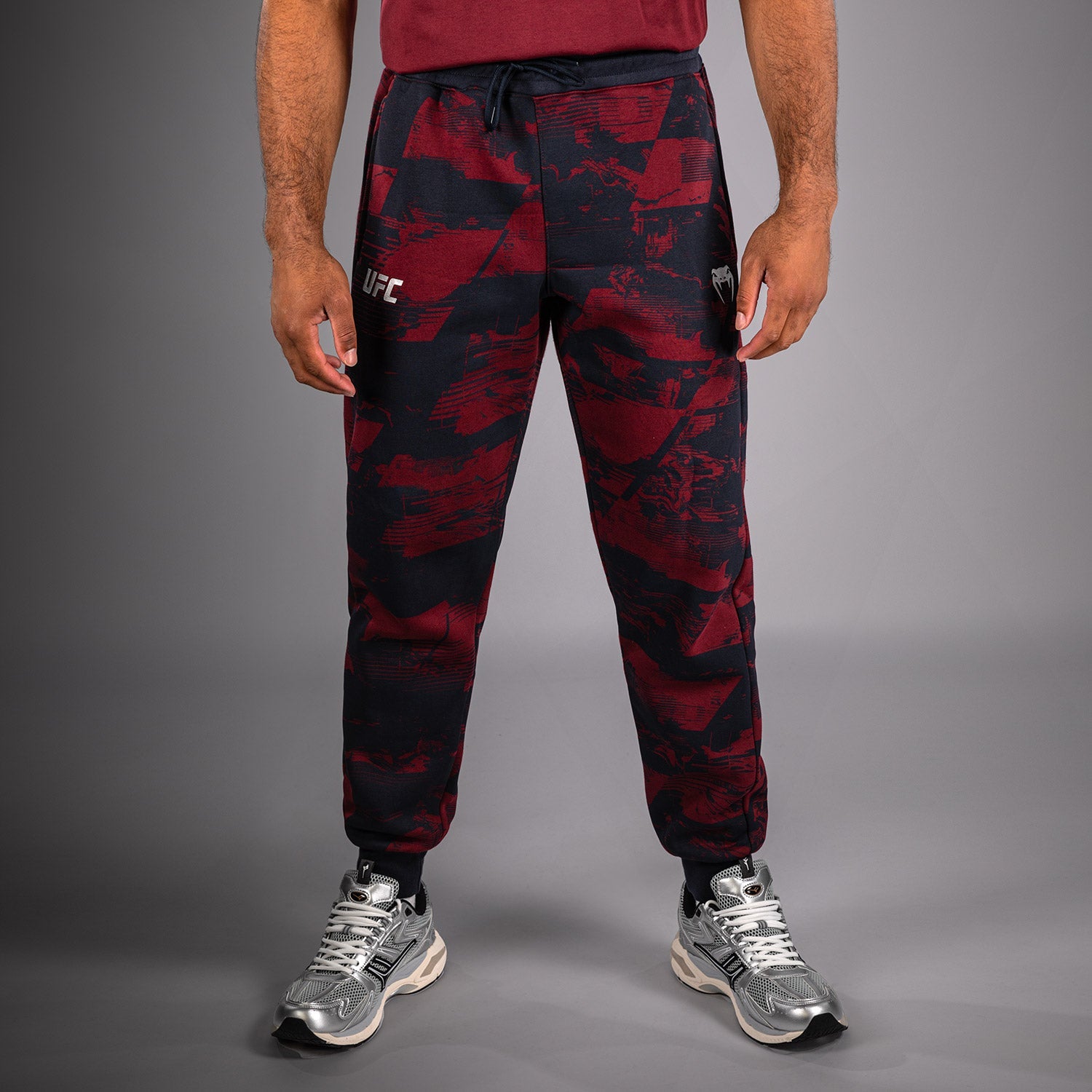 Pantalon Homme UFC Zenith by Venum Authentic Fight Week - Bleu marine/Bordeaux/Argent