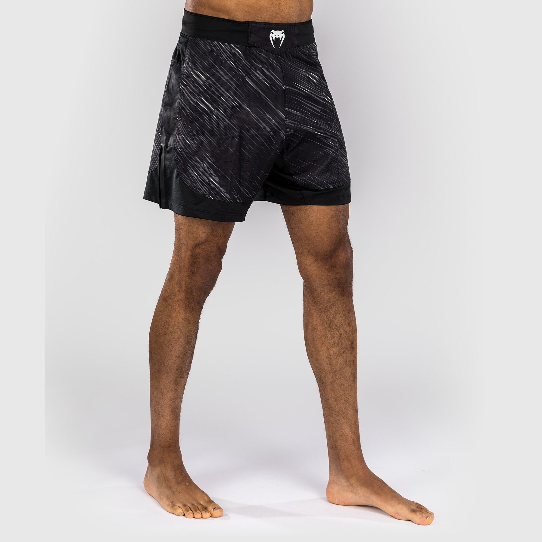 Short de combat Venum Rapid - Noir/Gris Orage