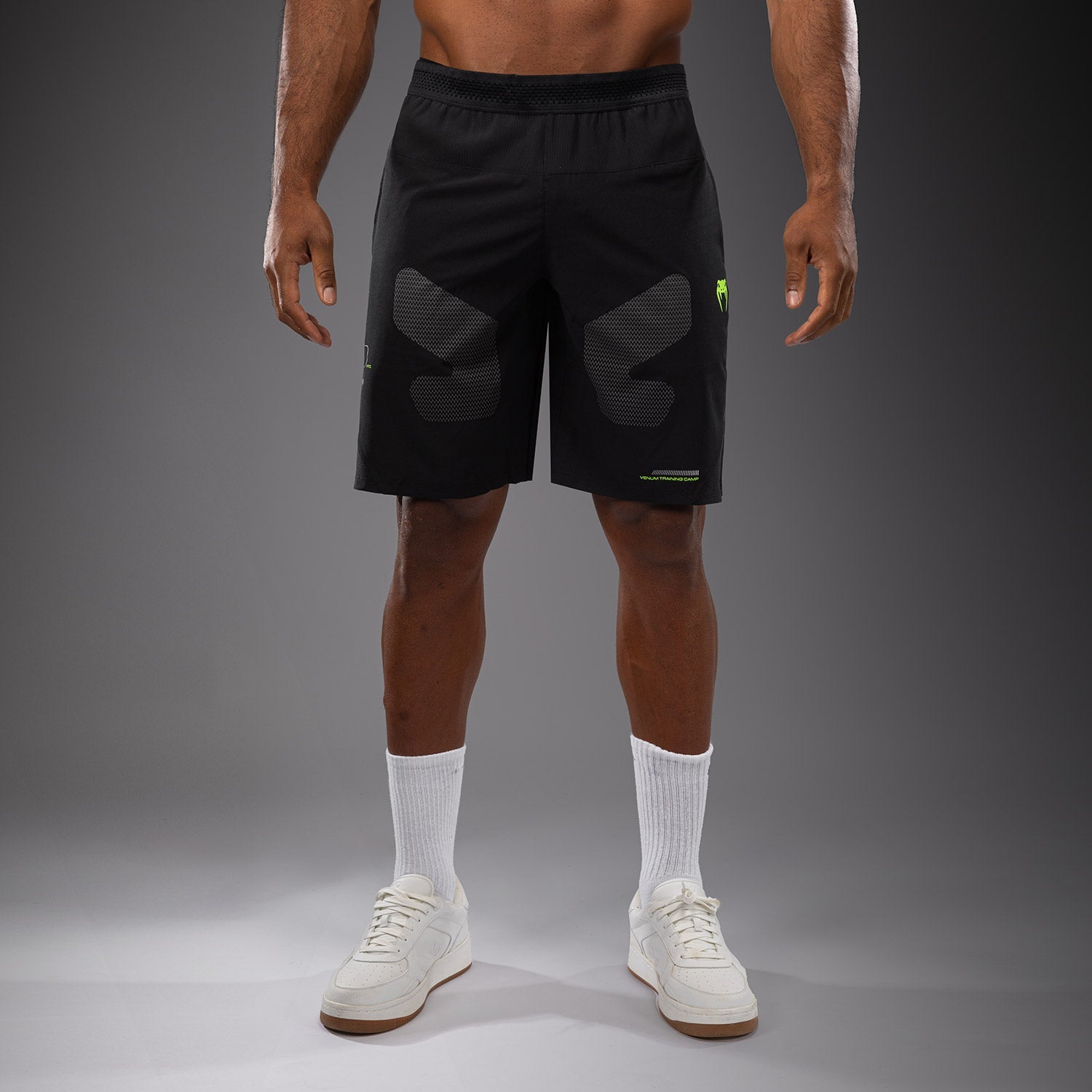 Short d'entraînement Venum Training Camp 4.0 - Noir/Vert Fluo