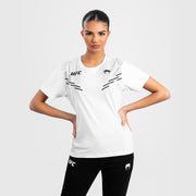 T-shirt à manches courtes pour Femmes UFC Adrenaline by Venum Replica - Blanc