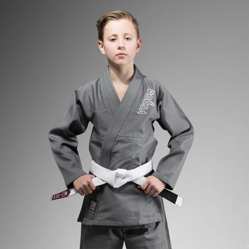 Kimono JJB Gris (Ceinture blanche offerte) Venum Contender pour Enfants