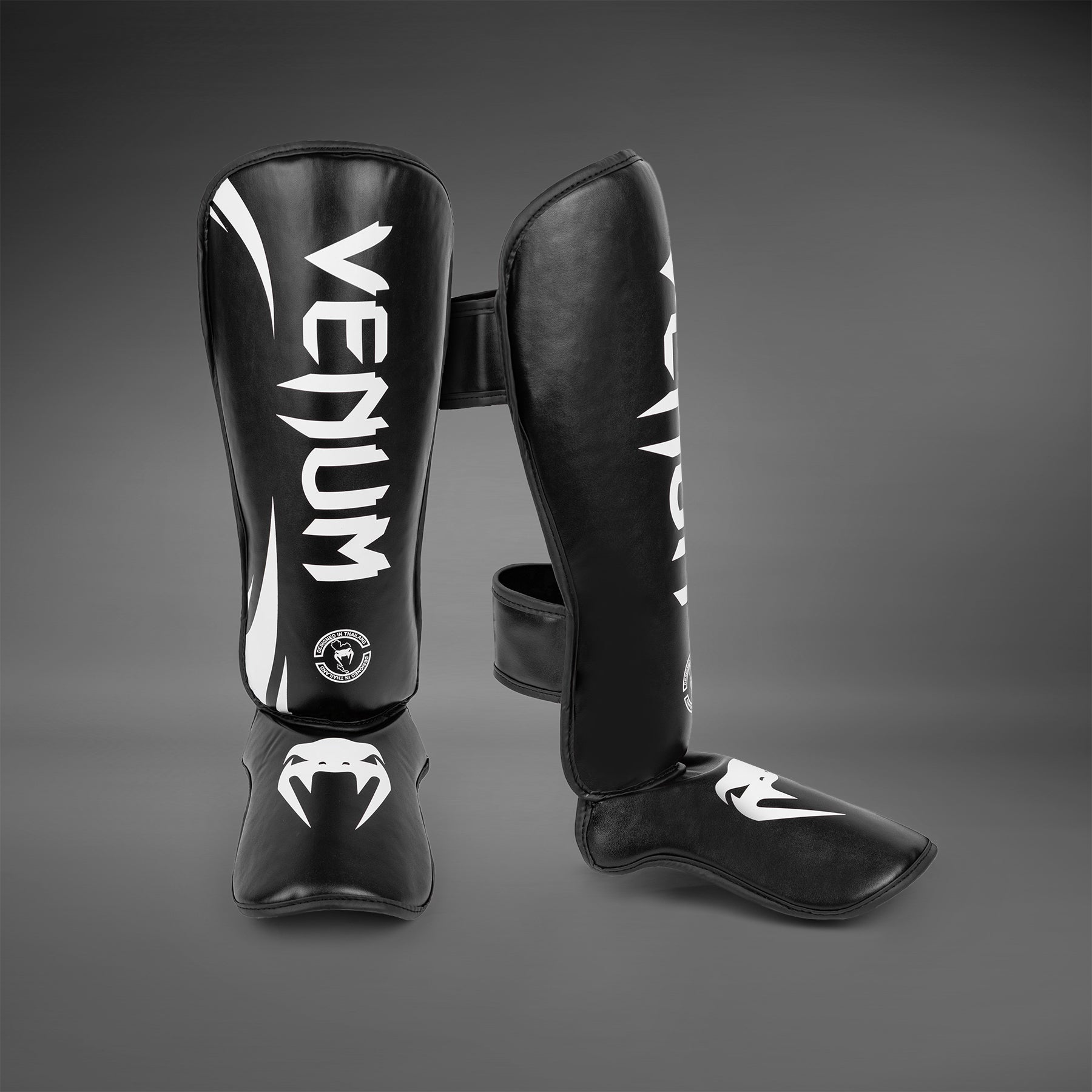 Protège-tibias Venum Challenger - Noir/Blanc