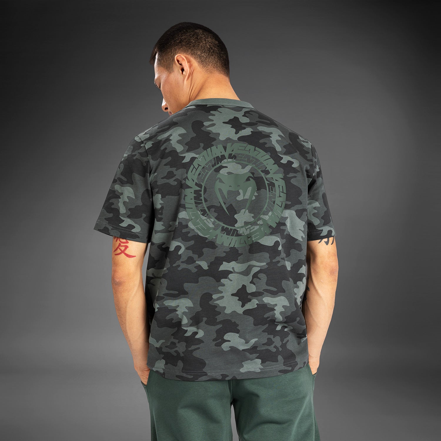 T-Shirt Venum Vortex XL - Camouflage Kaki