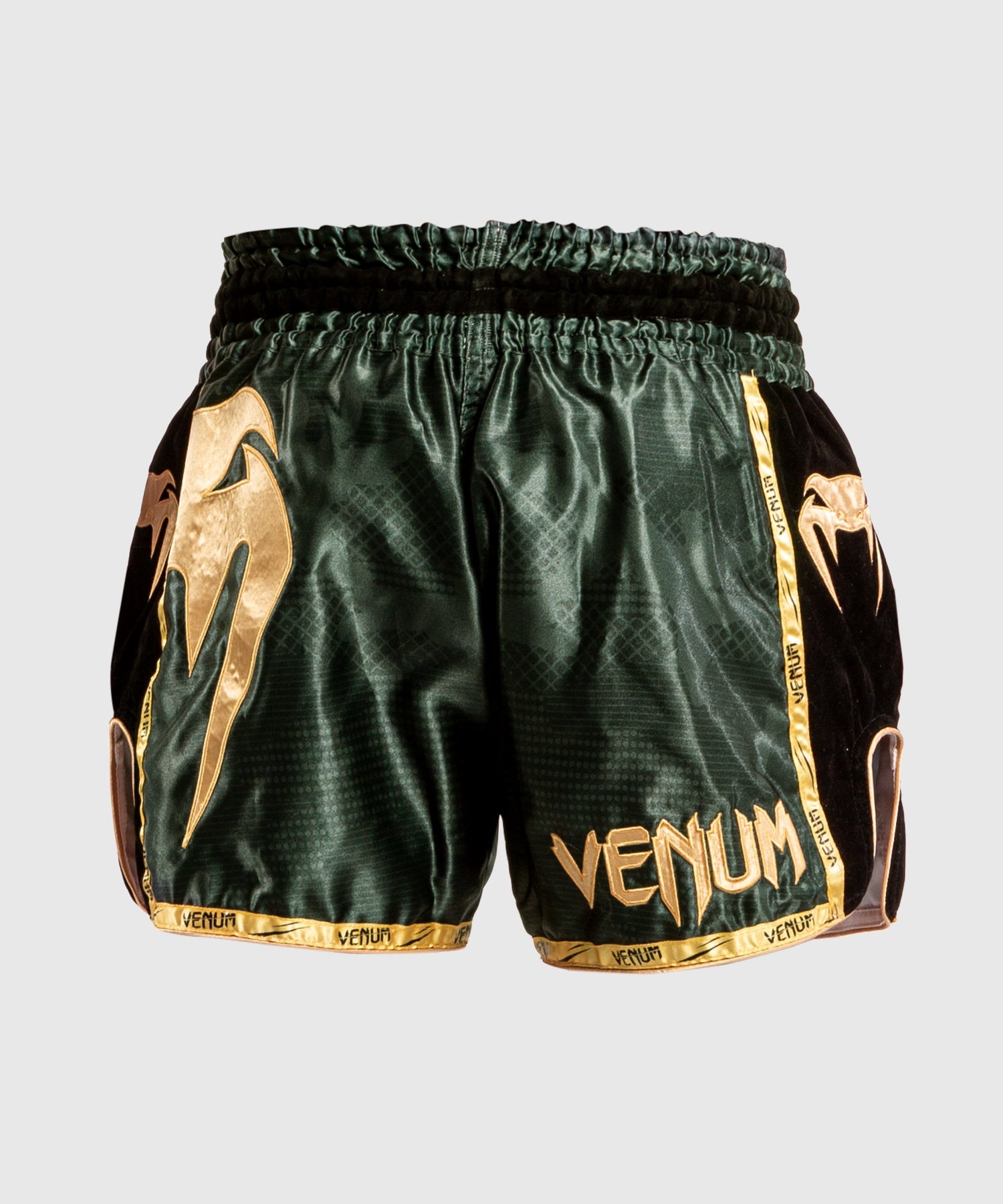 Short de Muay Thai Venum Giant Camo - Kaki/Doré