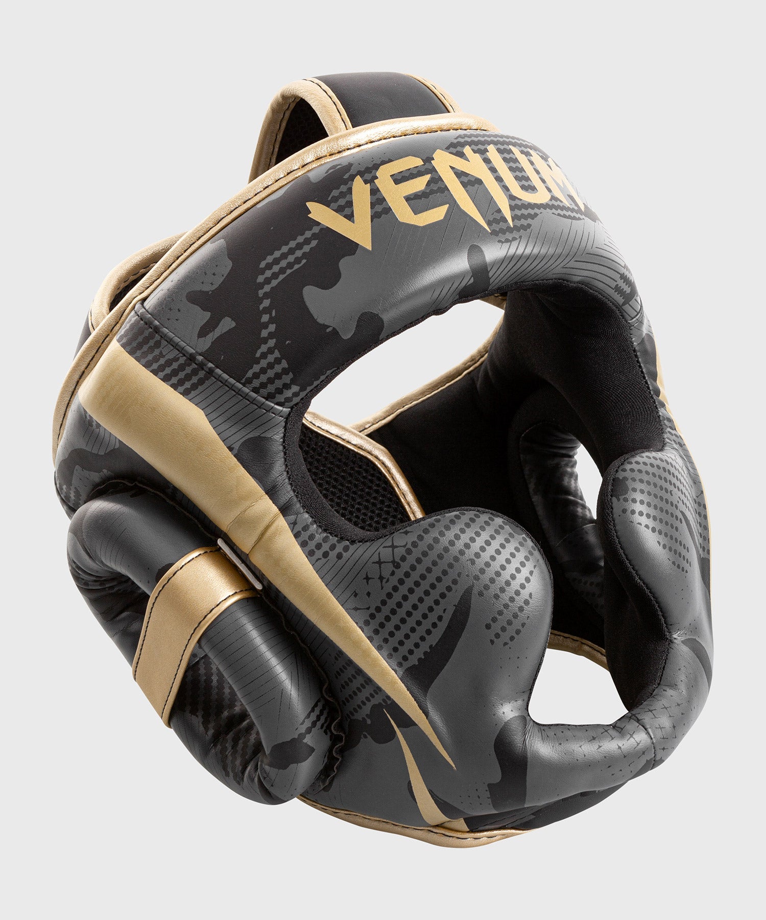 Casque de Boxe Venum Elite - Dark Camo/Or