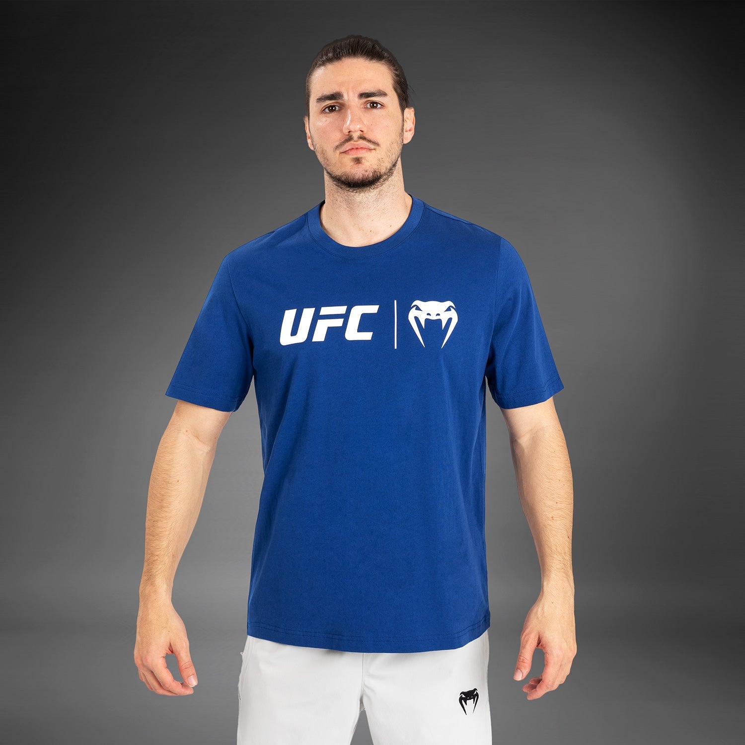 T-Shirt UFC Venum Classic - Bleu marine/blanc