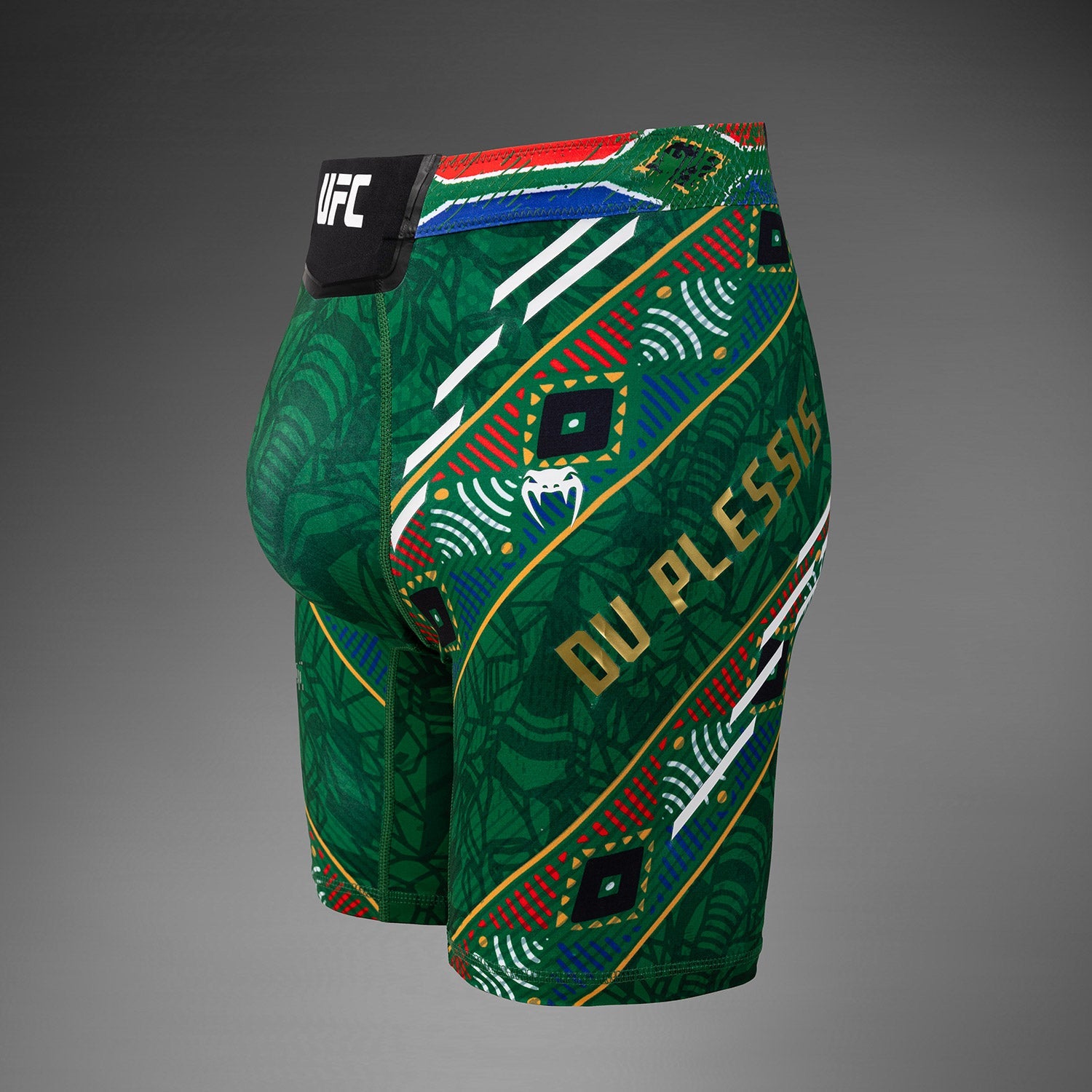 Short de compression pour Hommes UFC Unrivaled by Venum Dricus Du Plessis - Vert