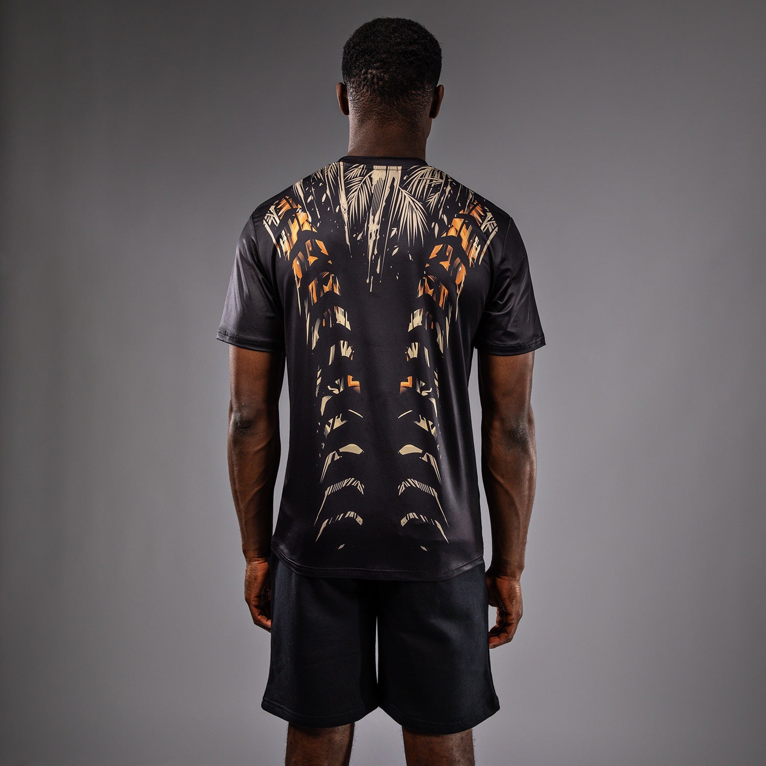 T-Shirt Dry-Tech Venum Tiger - Noir/Orange Néon