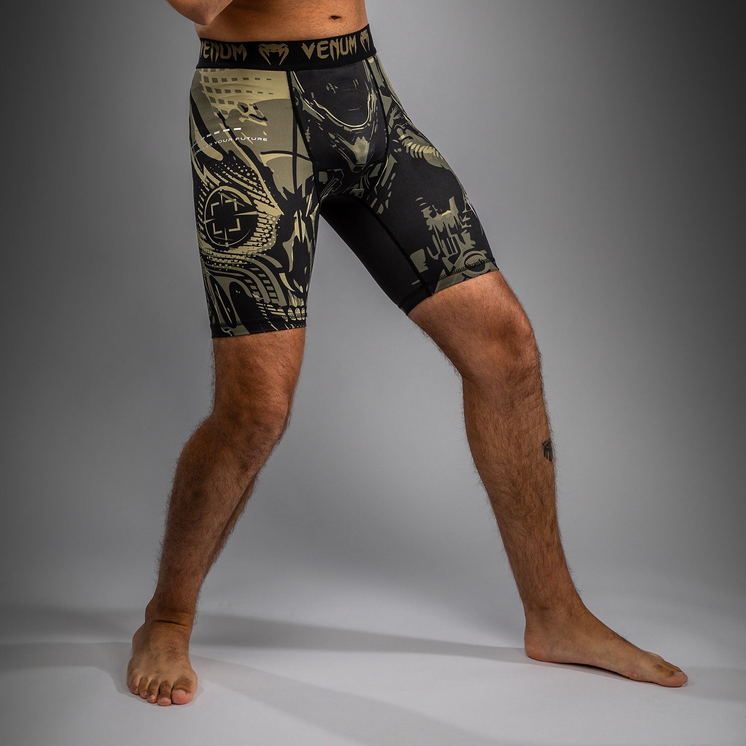 Short de compression Venum Invader - Noir/Sable