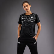T-shirt à Manches Courtes pour Femmes UFC Fusion by Venum Replica - Noir