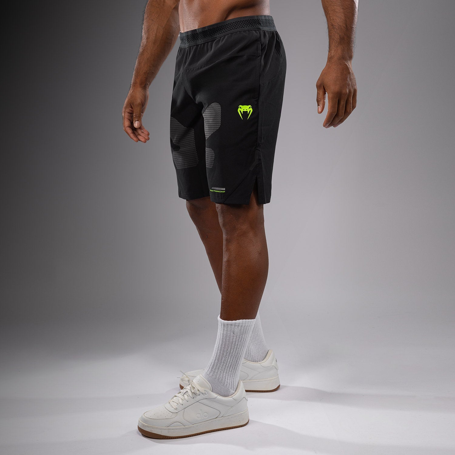 Short d'entraînement Venum Training Camp 4.0 - Noir/Vert Fluo