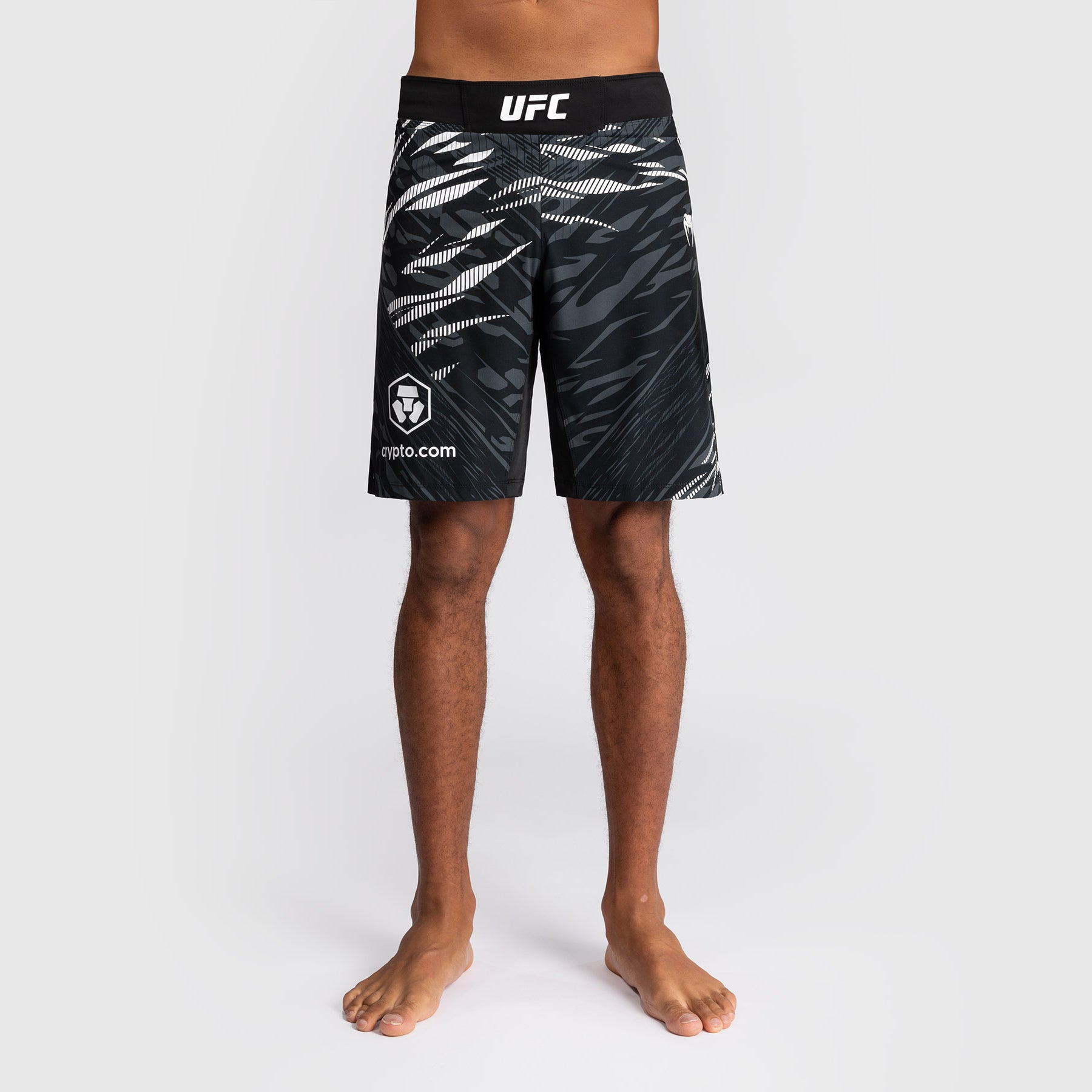Shorts de Combat pour Hommes UFC Fusion by Venum Personnalisé Authentic Fight Night - Coupe Longue - Noir
