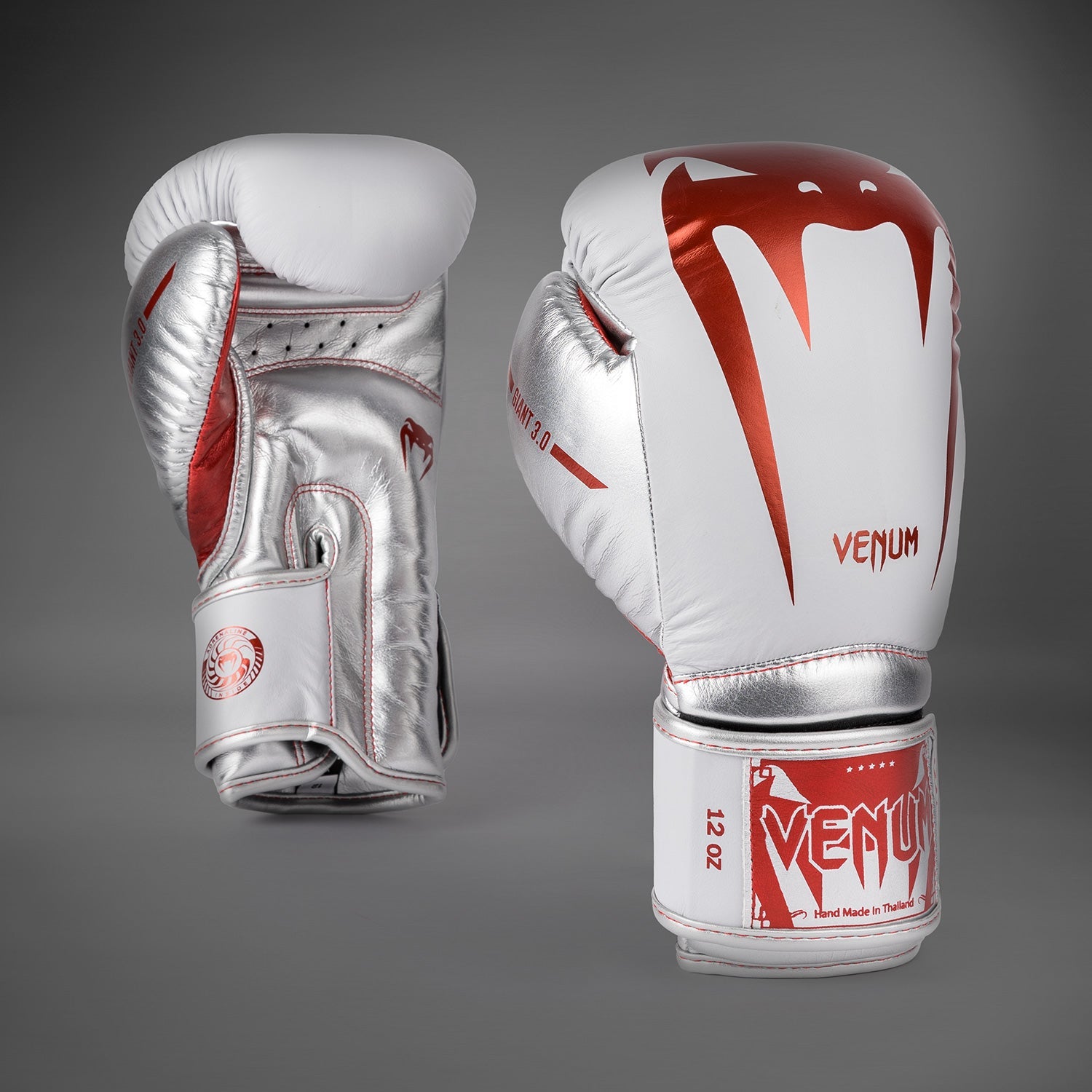 Gants de boxe Venum Giant 3.0 - Edition Spéciale - Rouge/Argent