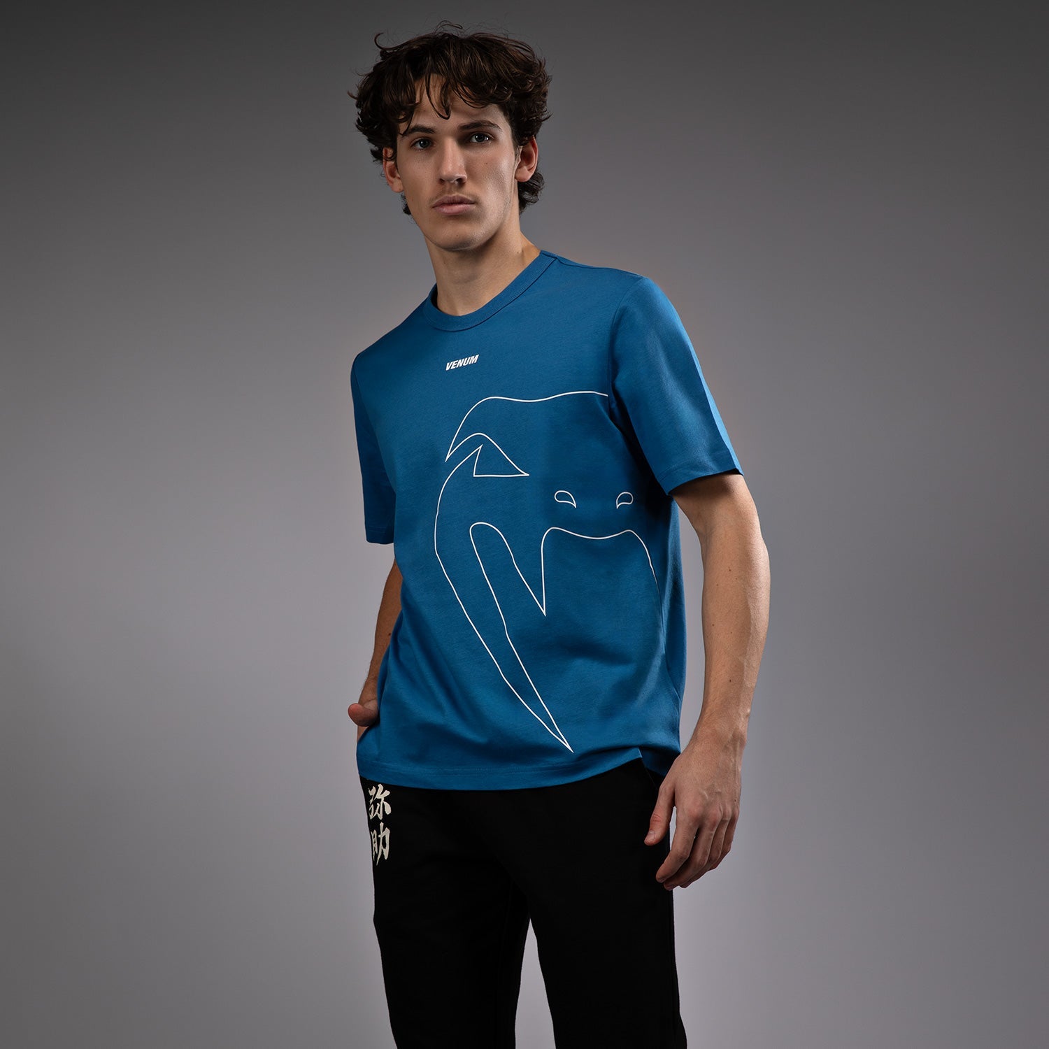 T-Shirt Venum Giant Connect - Bleu mystique