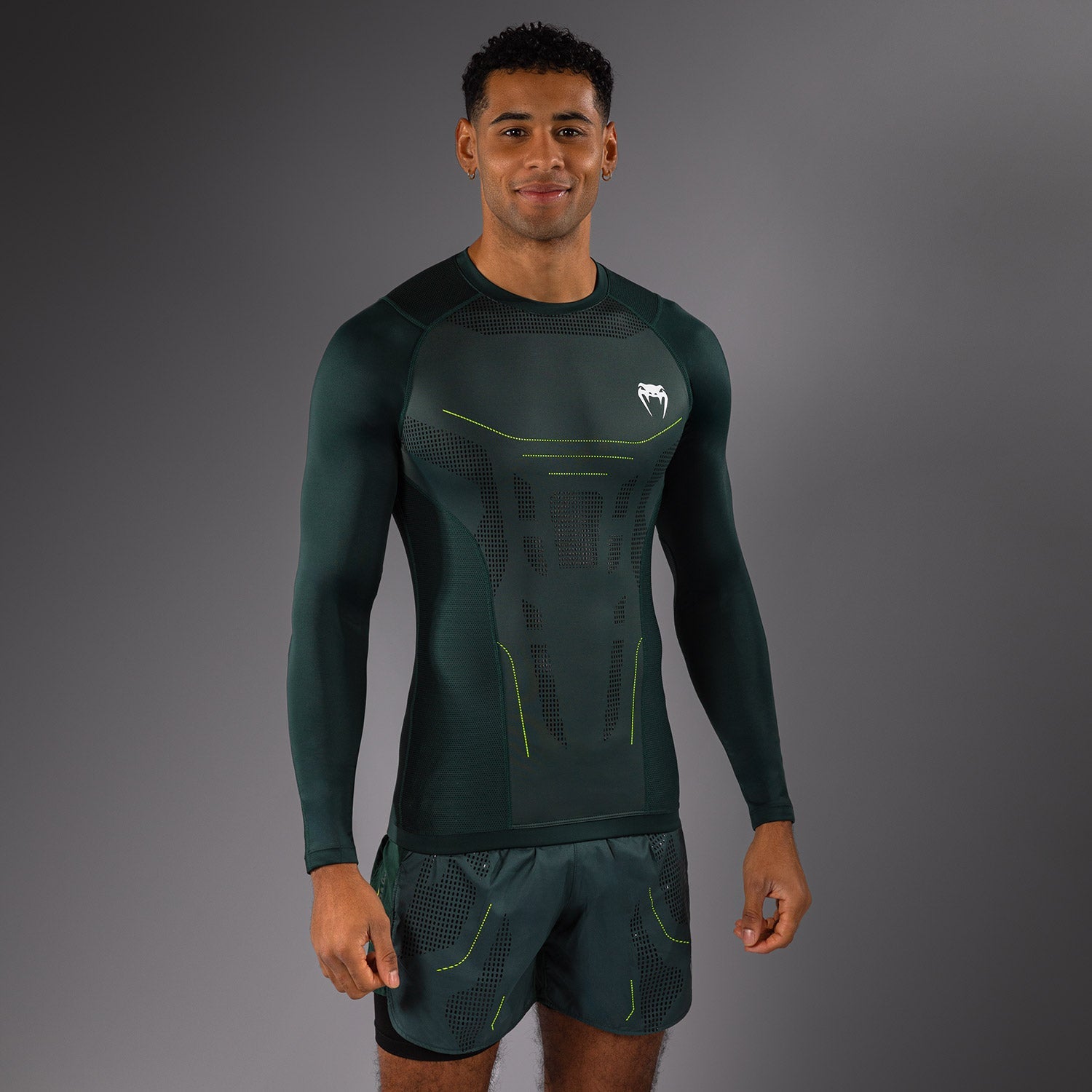 Rashguard Venum Technical 3.0 - Vert Forêt