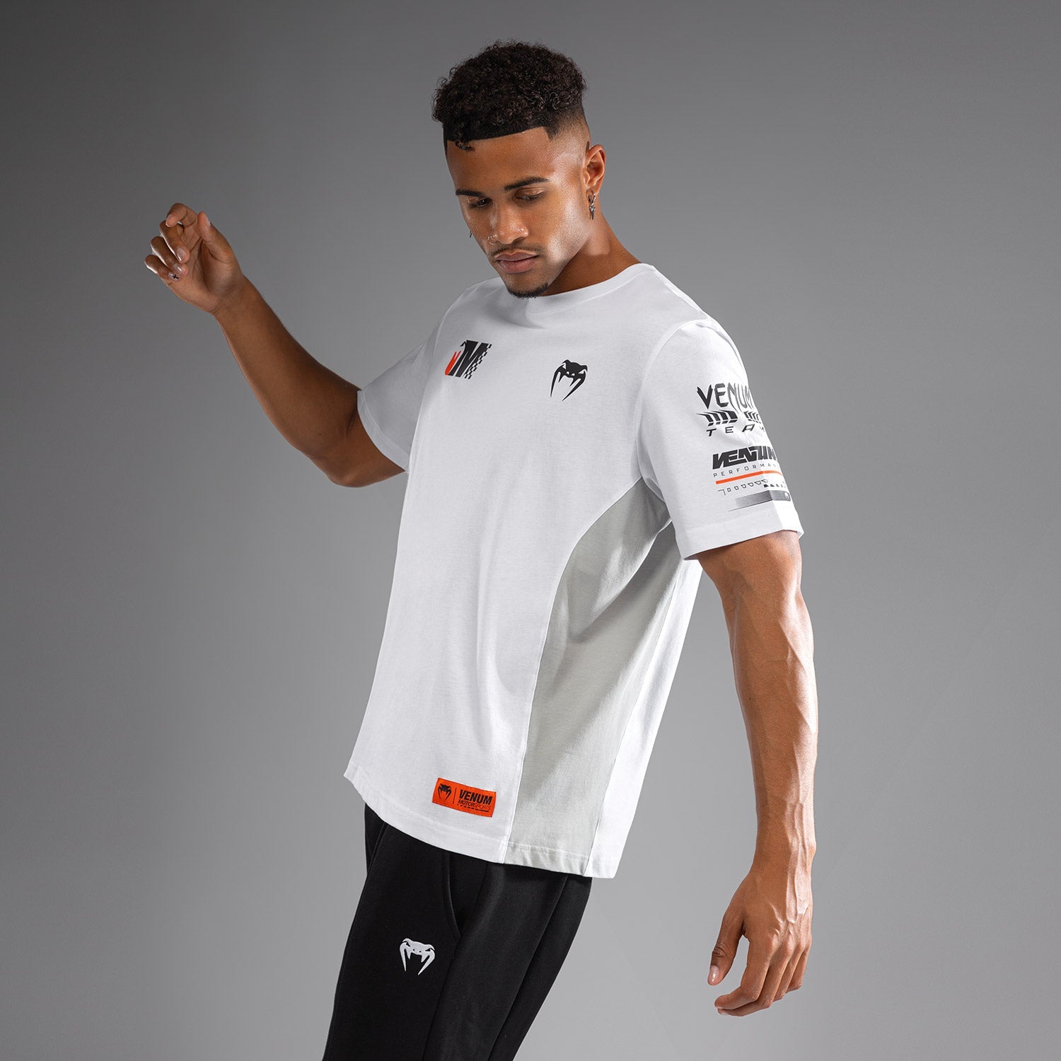 T-Shirt Venum Motorsport - Blanc Neige