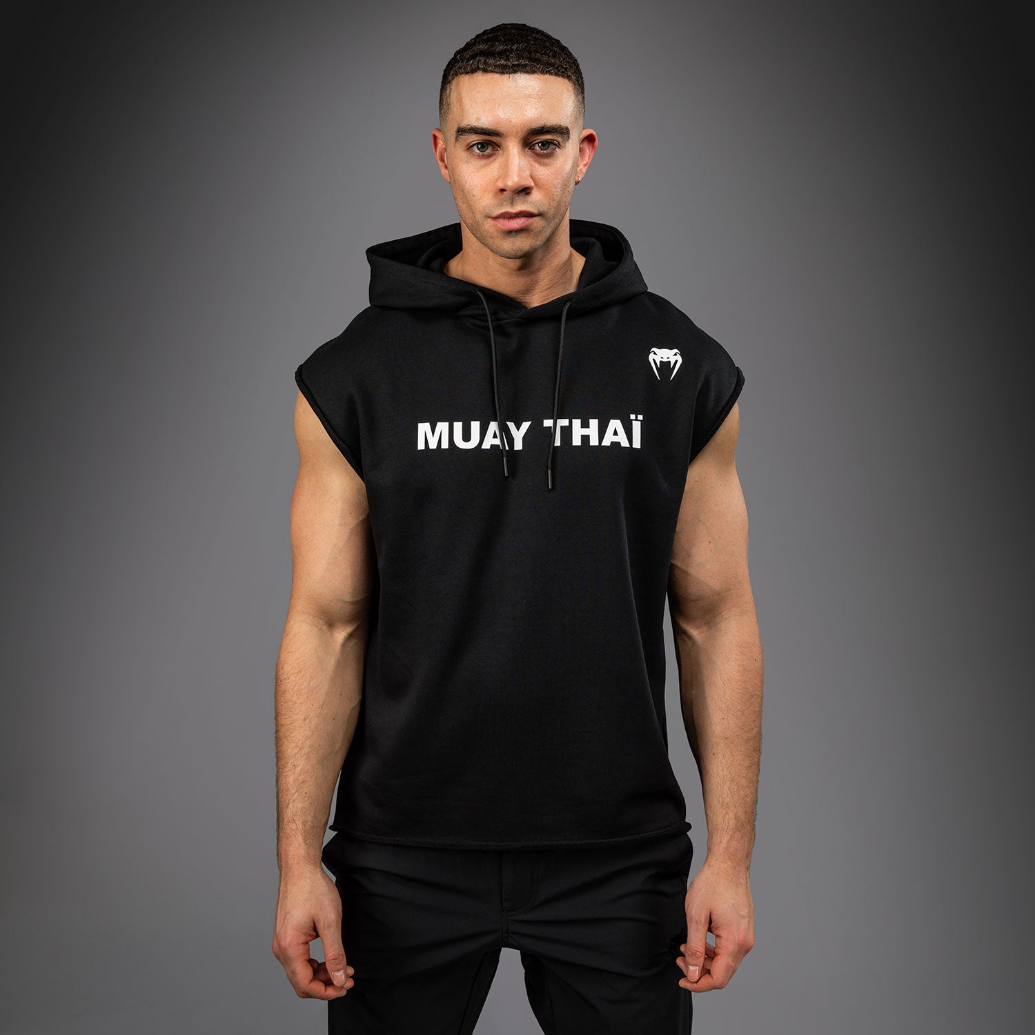 Sweatshirt sans manches Venum Muay Thai  VT - Noir/Blanc