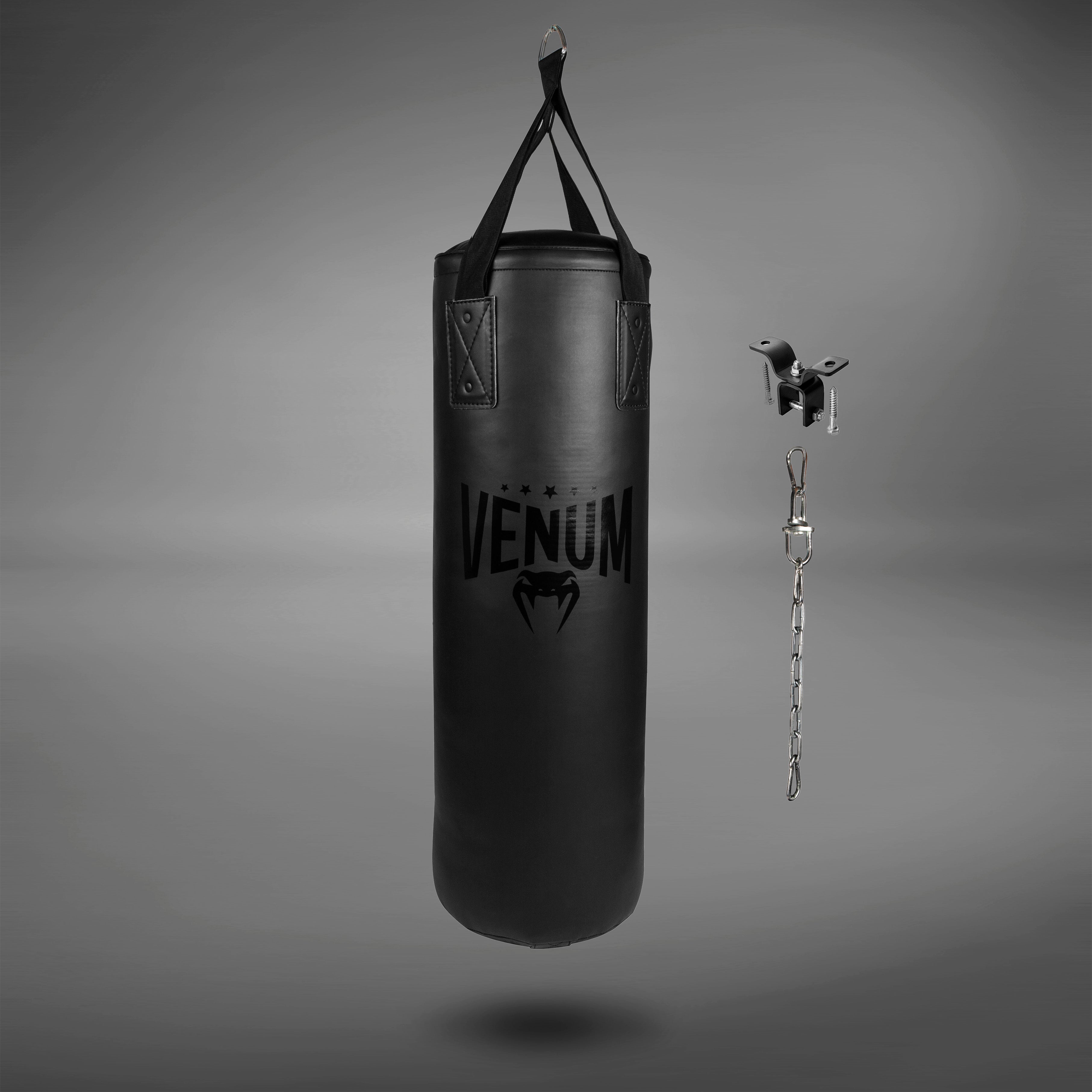 Sac de Frappe Venum Origins - Noir/Noir (fixation plafond incluse)