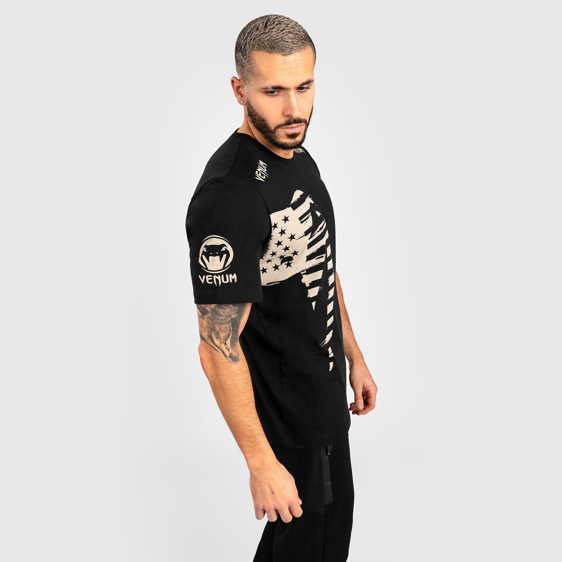 Venum Giant Usa T-Shirt - Coupe Regular - Noir