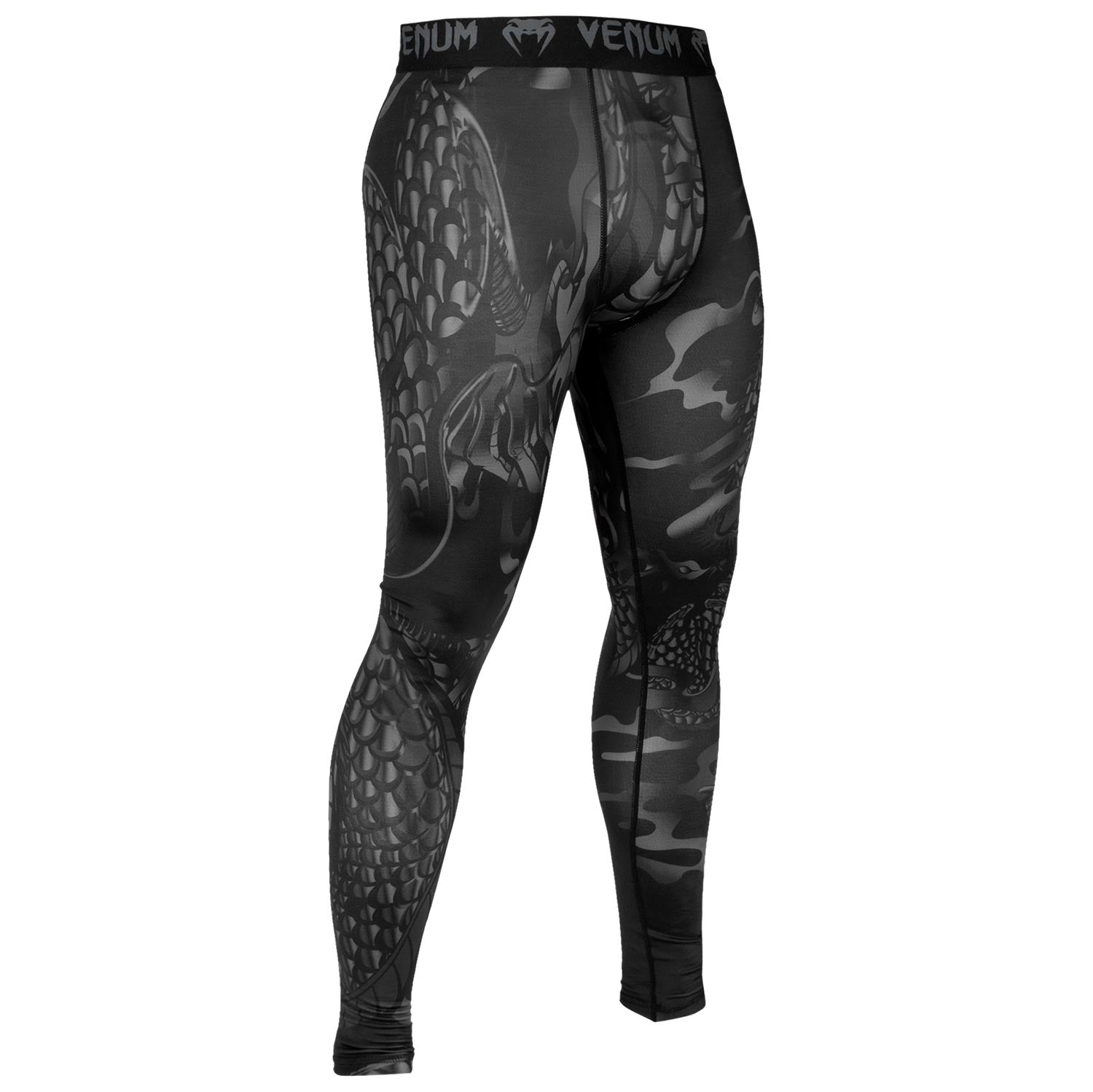 Pantalon de compression Venum Dragon's Flight - Noir/Noir