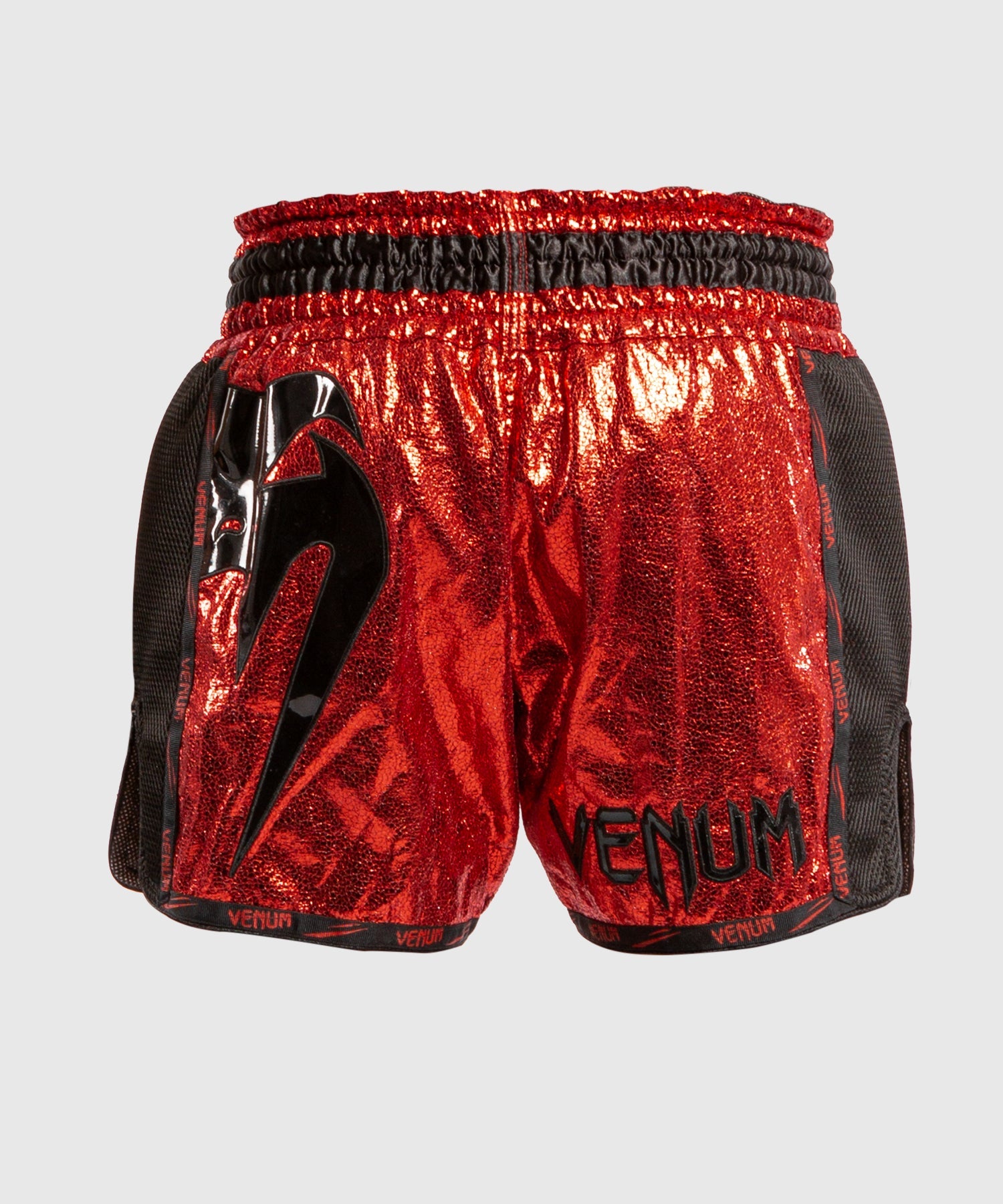 Short de Muay Thai Venum Giant Foil - Rouge/Noir