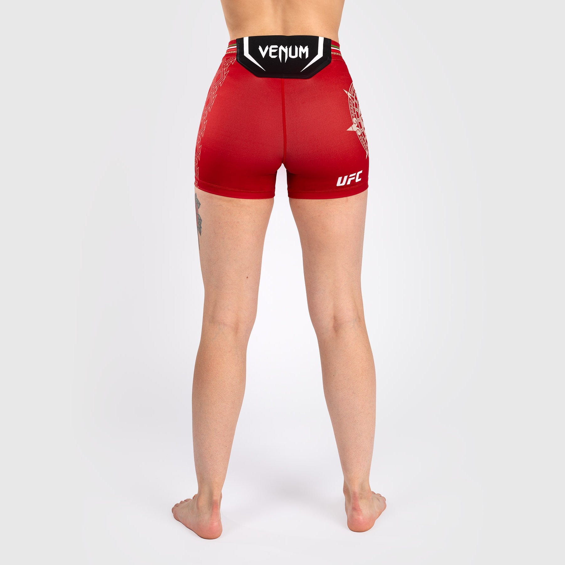 Noche UFC by Venum Authentic Fight Night Short de compression pour Femmes - Coupe courte - Rouge