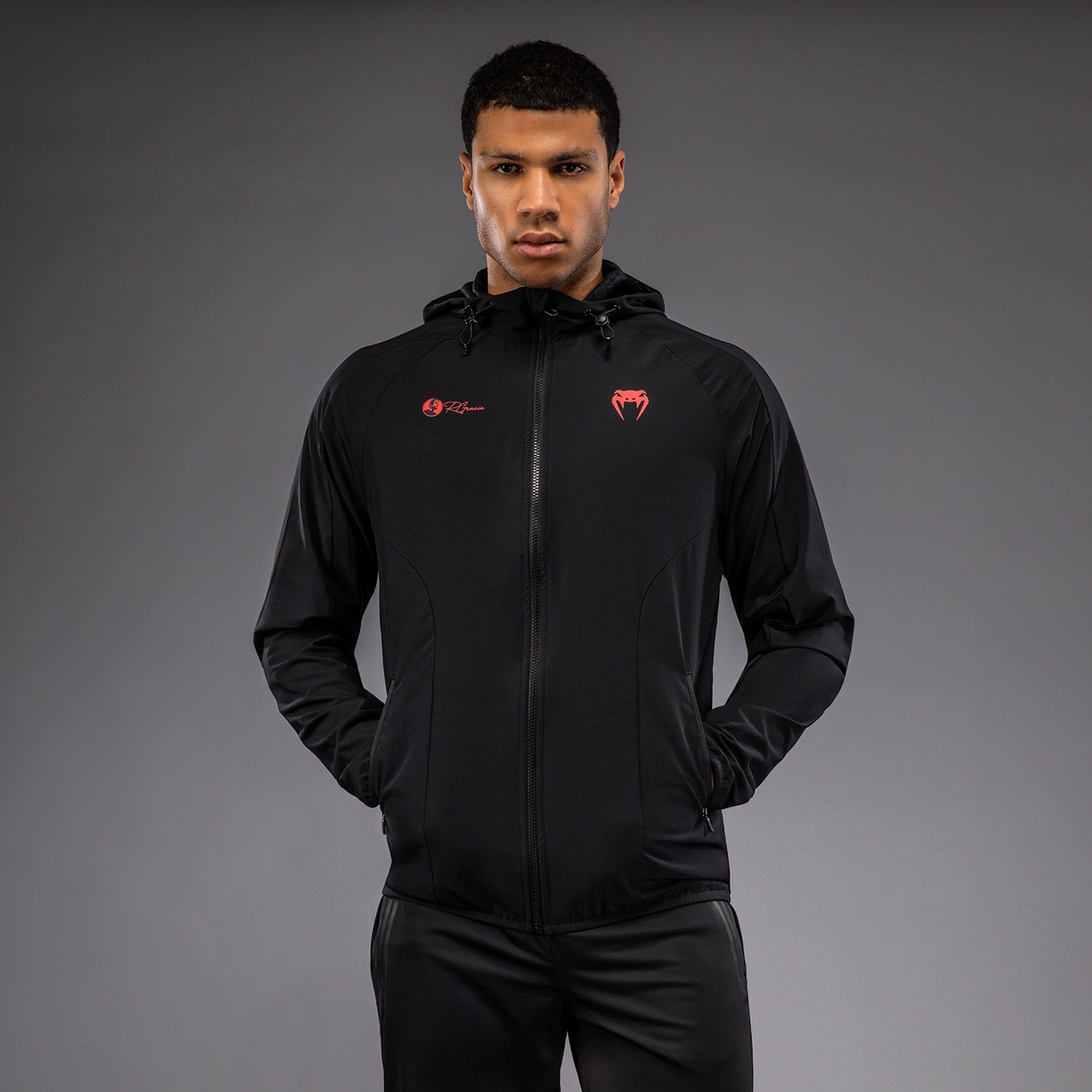 Veste Venum x Roger Gracie Signature - Noir/Rouge