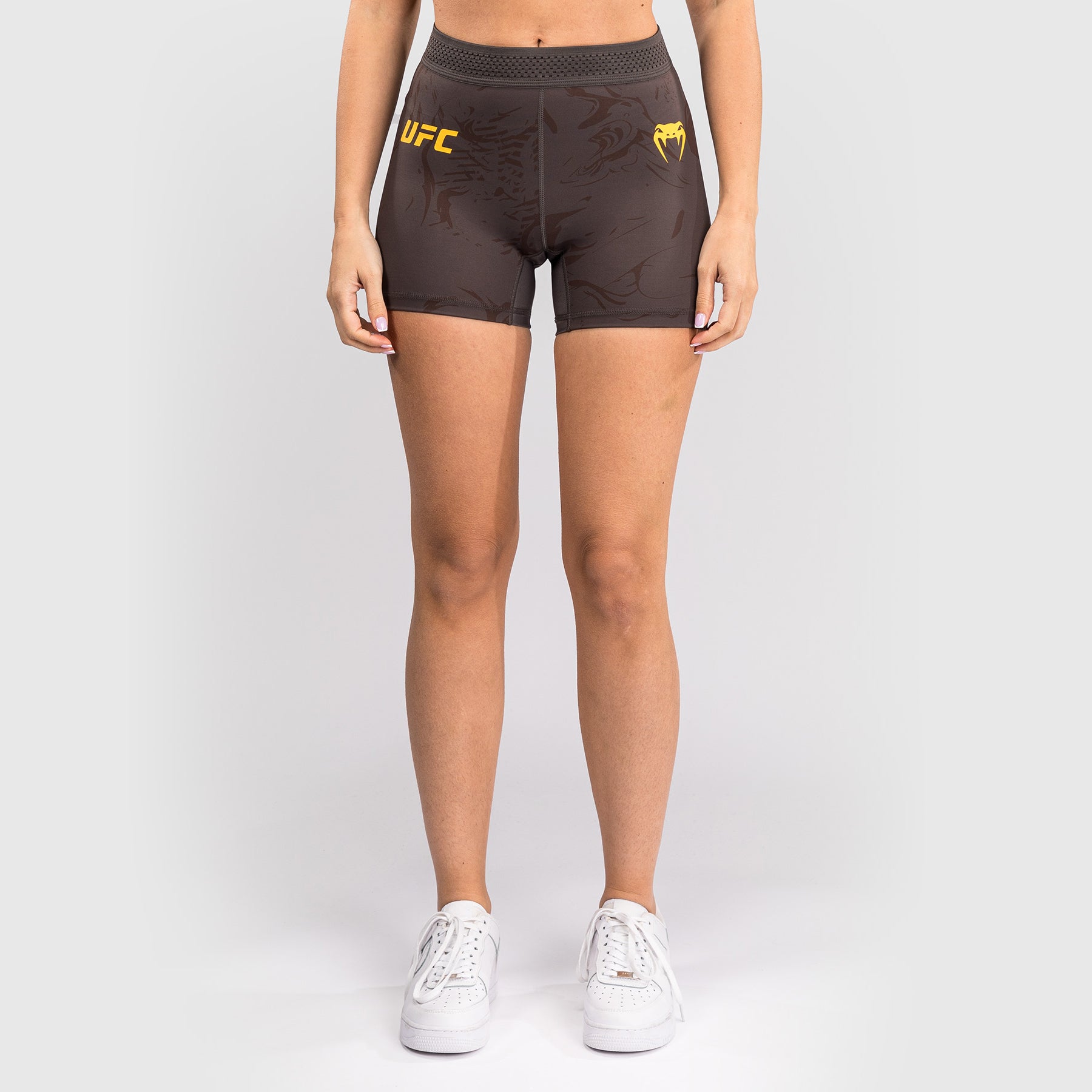 Short de compression pour Femmes UFC Fusion by Venum Fight Week - Marron Terrestre