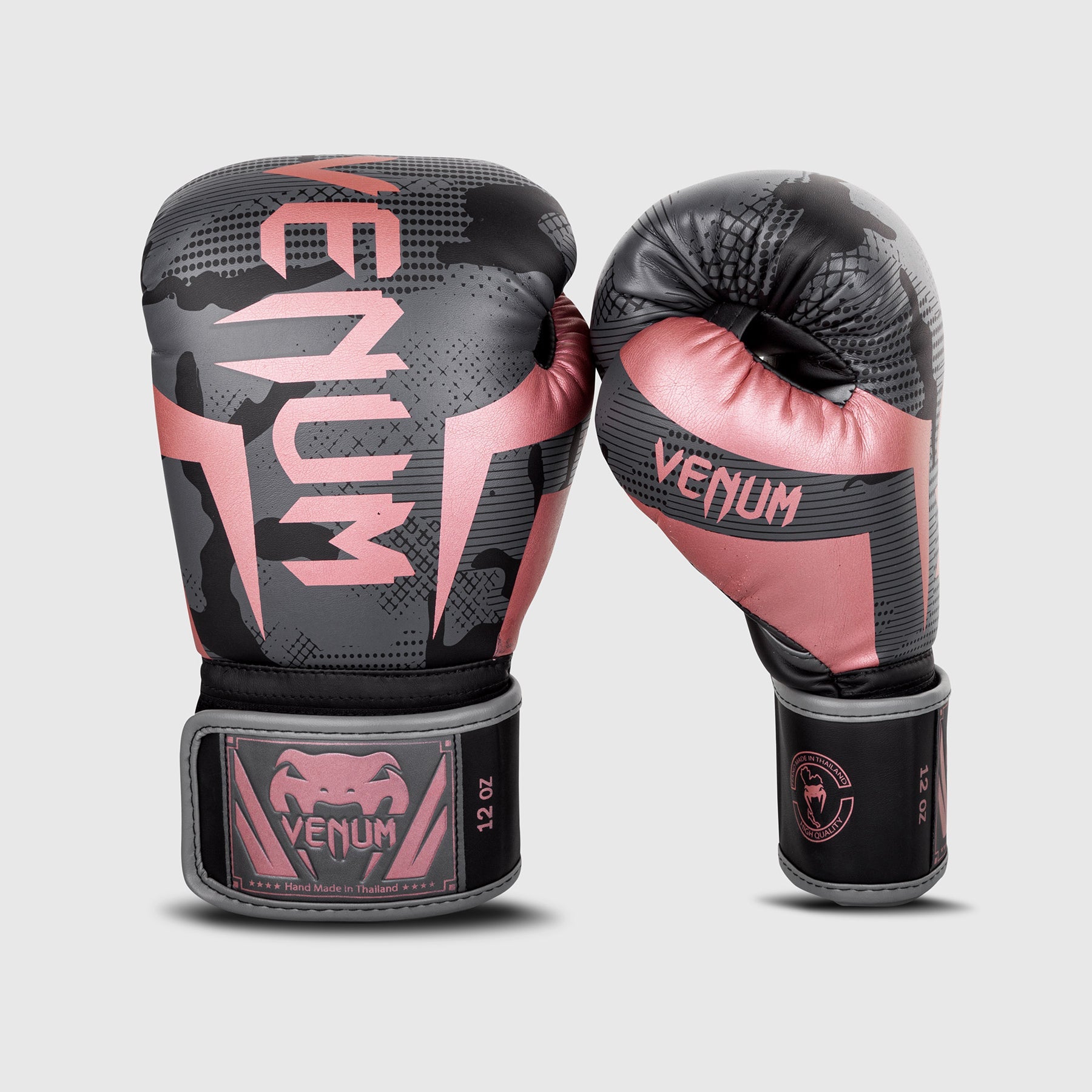 Gants de boxe Venum Elite – Camo/Rose