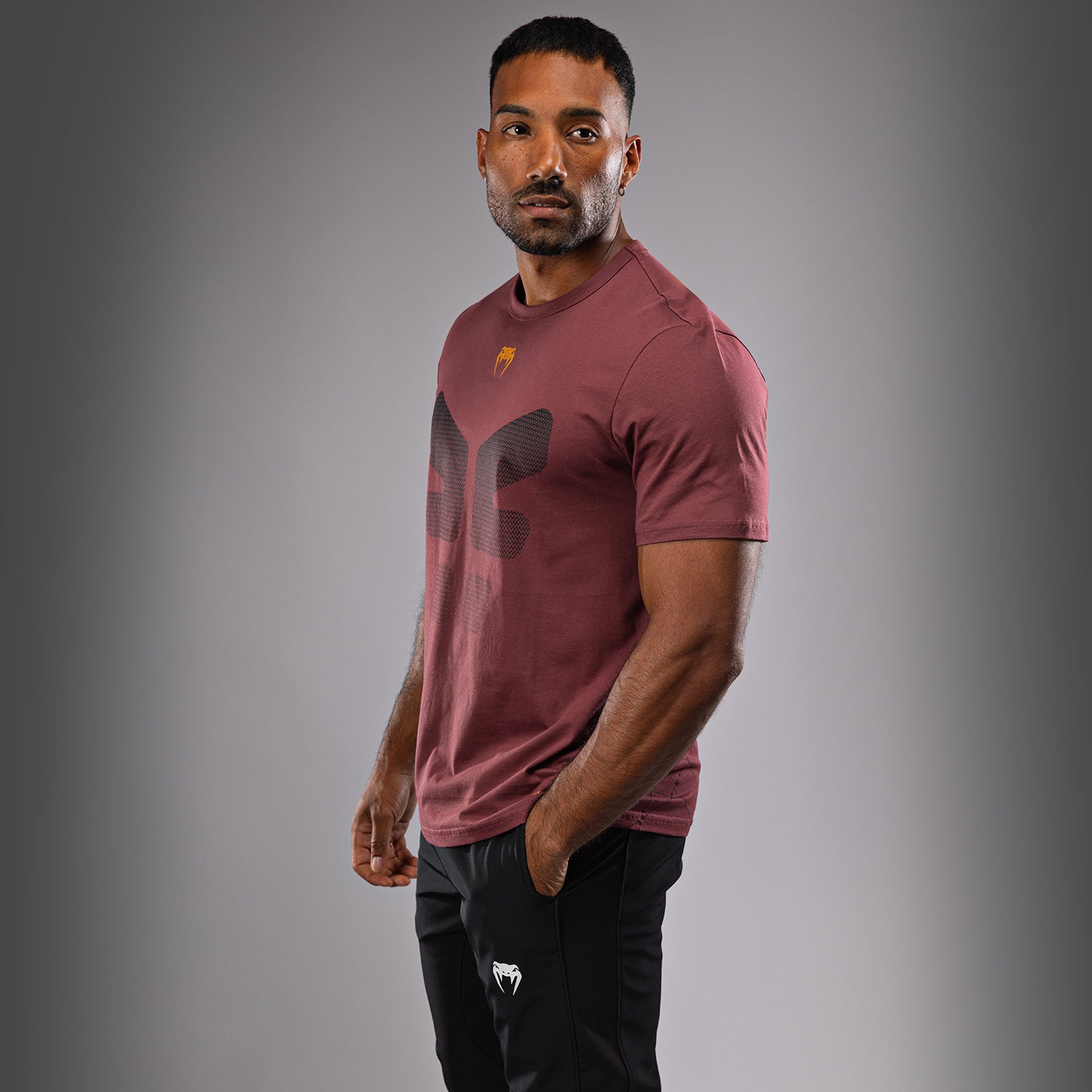 T-Shirt Venum Tactical XT- Noir/Bordeaux/Or