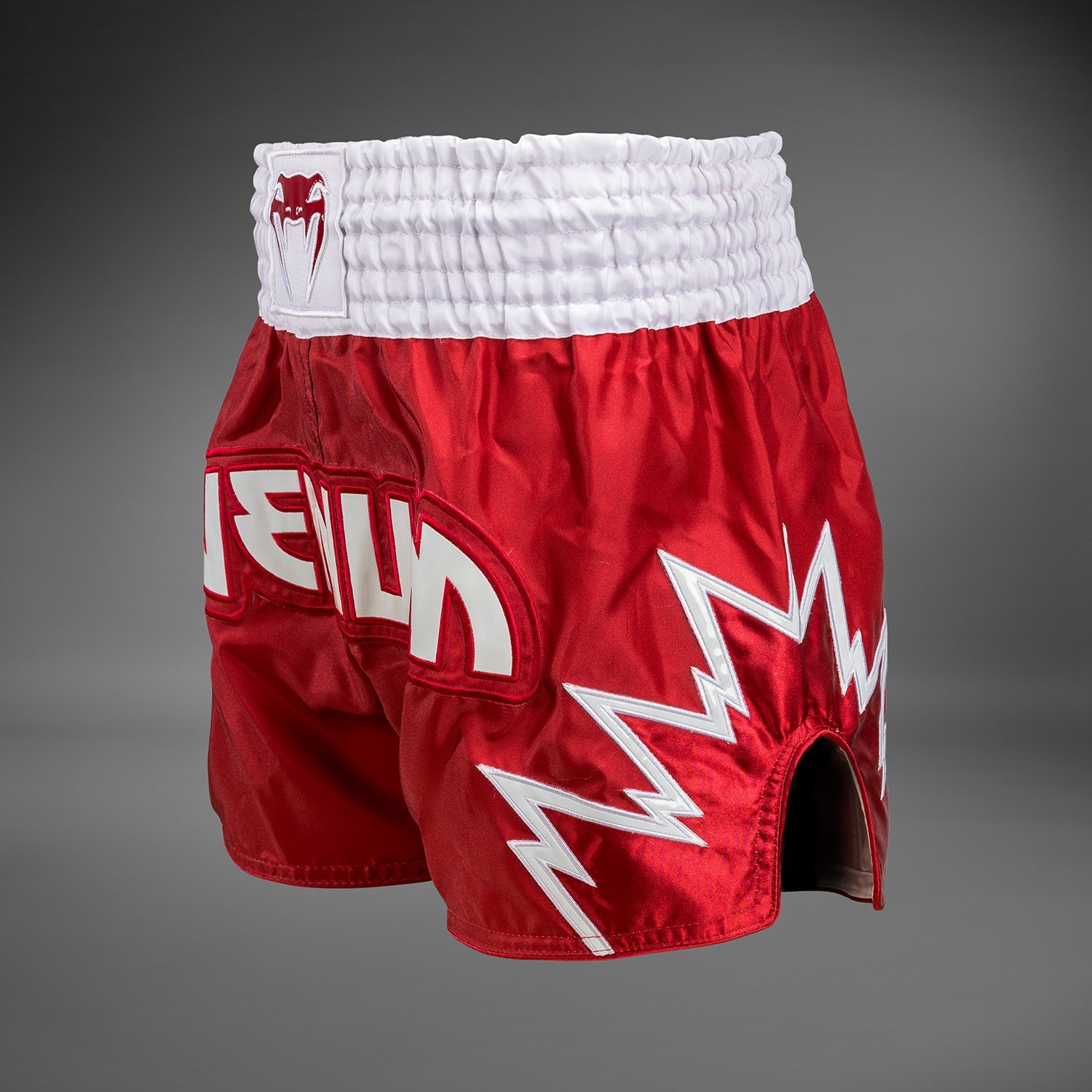 Shorts de Muay Thai Venum Inferno - Rouge/Blanc