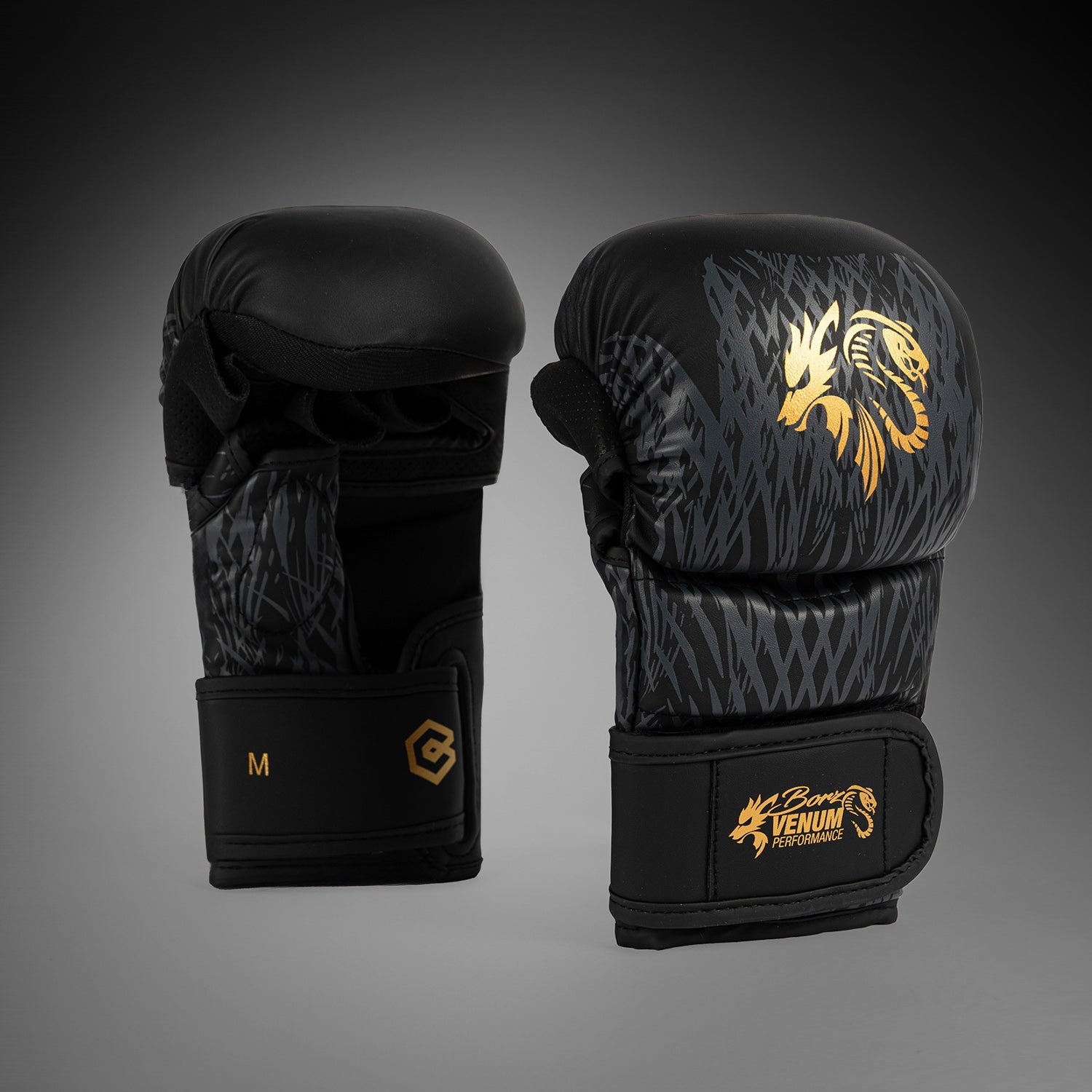 Gants de Sparring Venum x Chimaev - Noir/Or