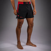 Short de Combat Venum x Roger Gracie Signature - Noir/Rouge