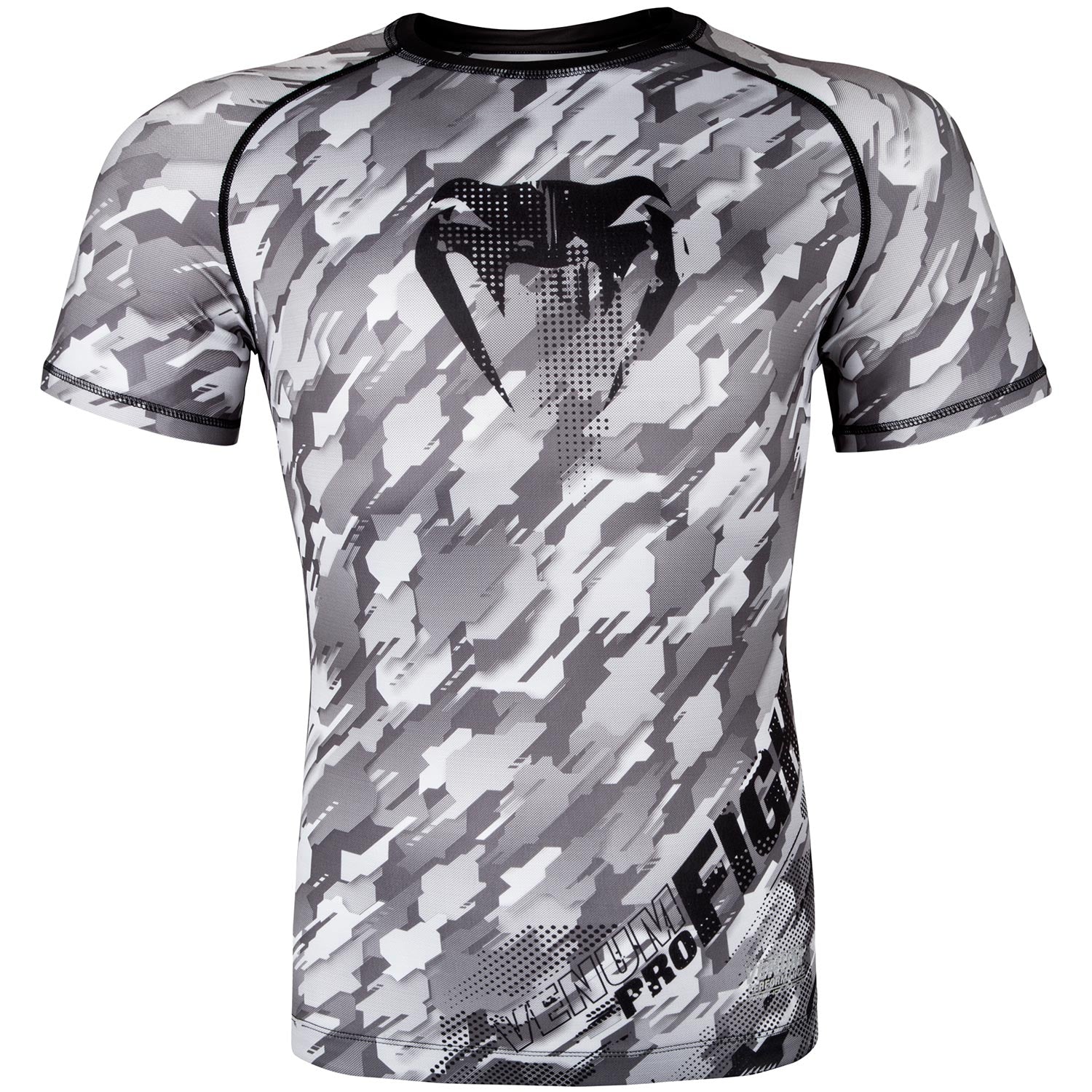 Rashguard Venum Tecmo - Manches courtes - Gris