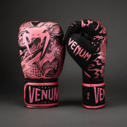 Gants de boxe Dragon's Flight Noir/Rose métallisé
